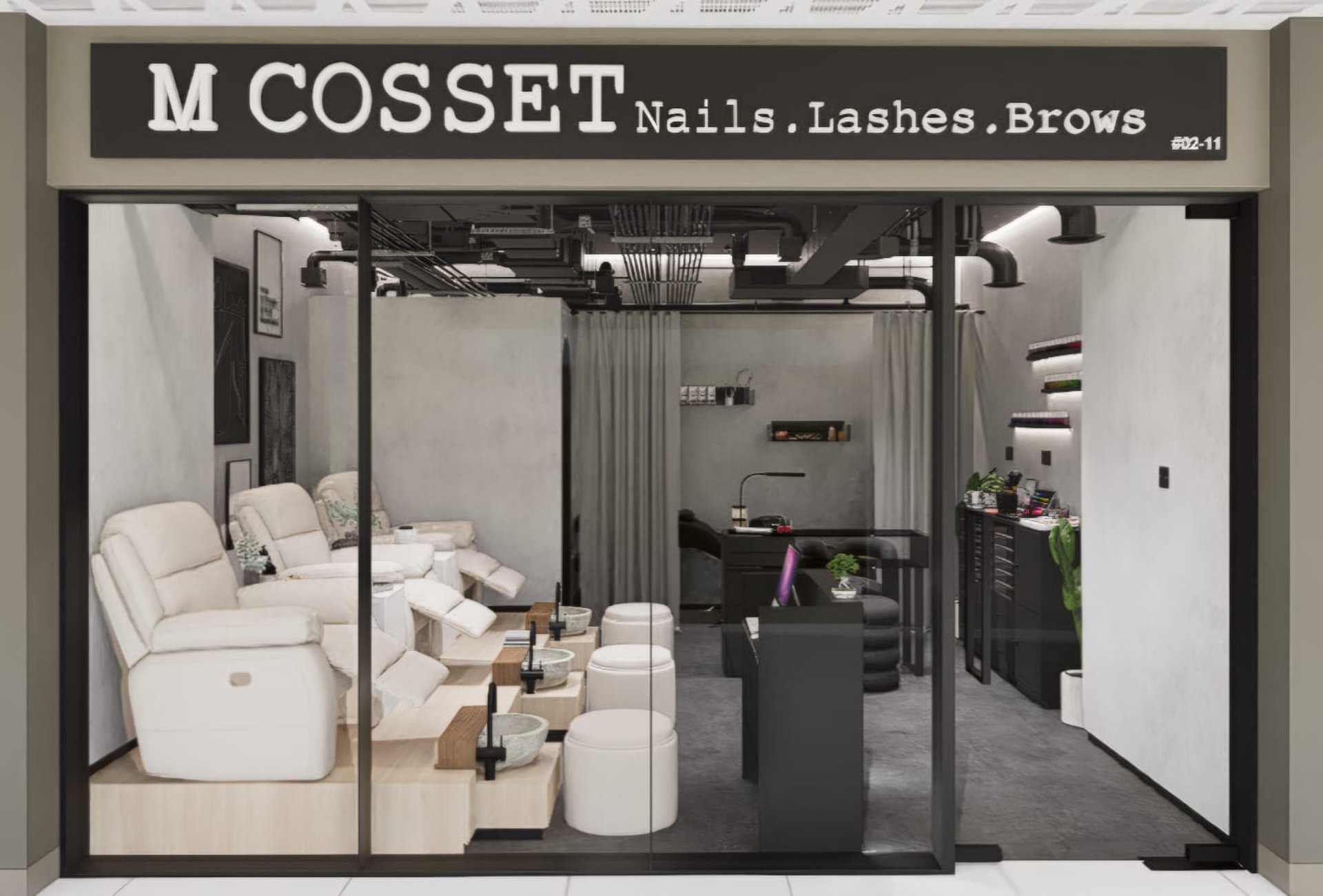 six nail polish bottles on purple surface