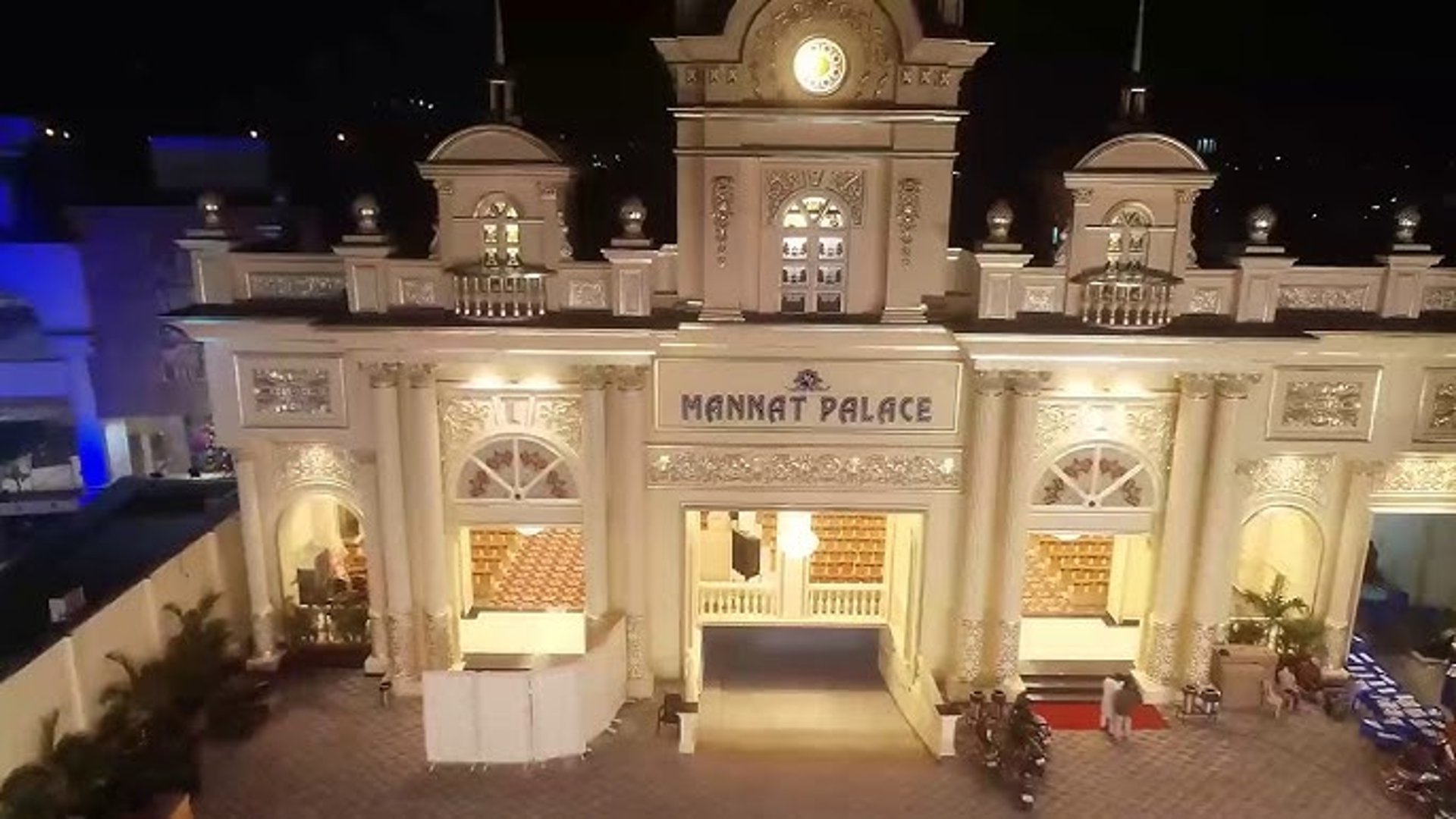 three clear glass chandeliers