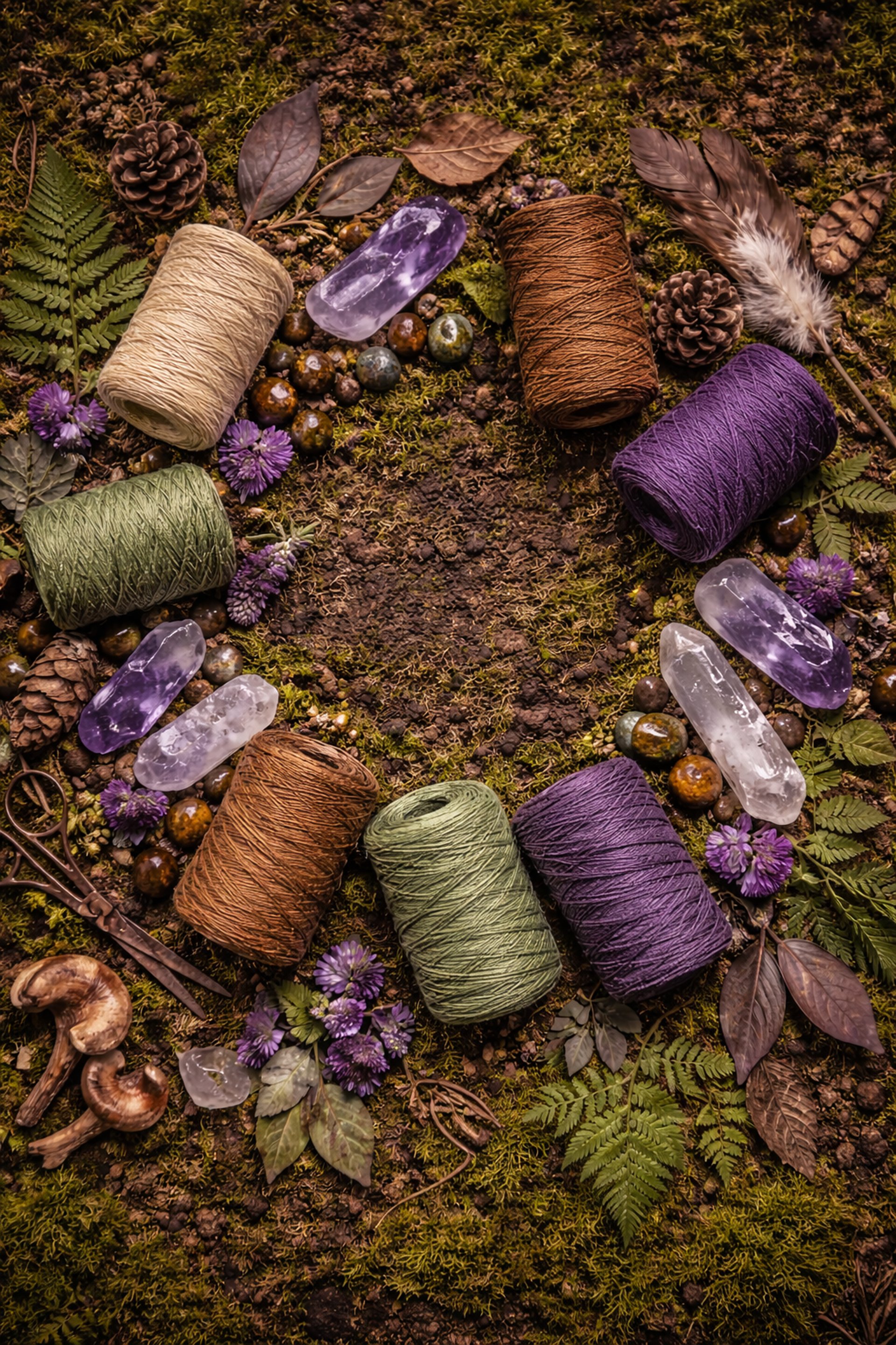 Stack of colorful, beaded friendship bracelets.
