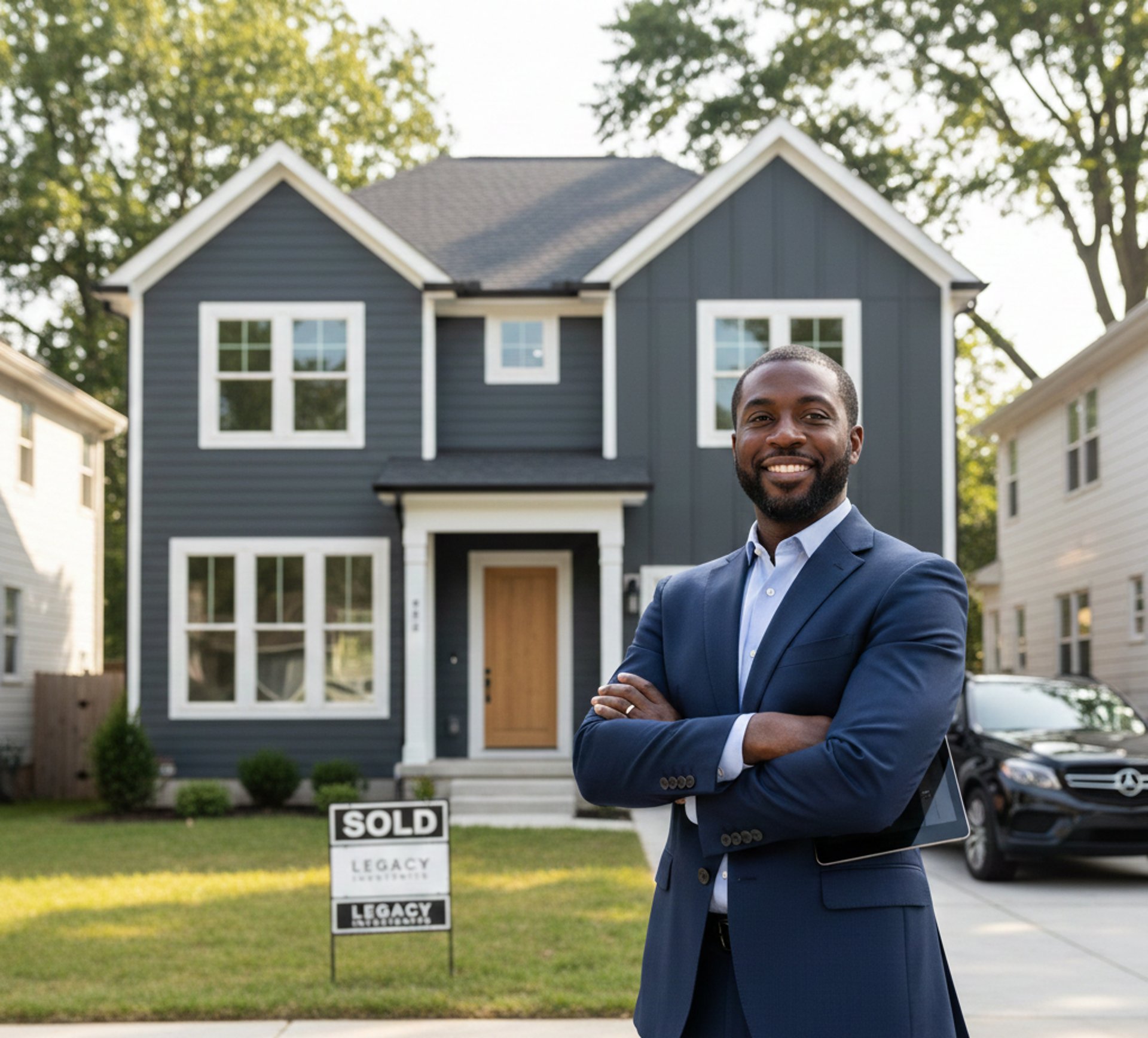 an abstract photo of a curved building with a blue sky in the background
