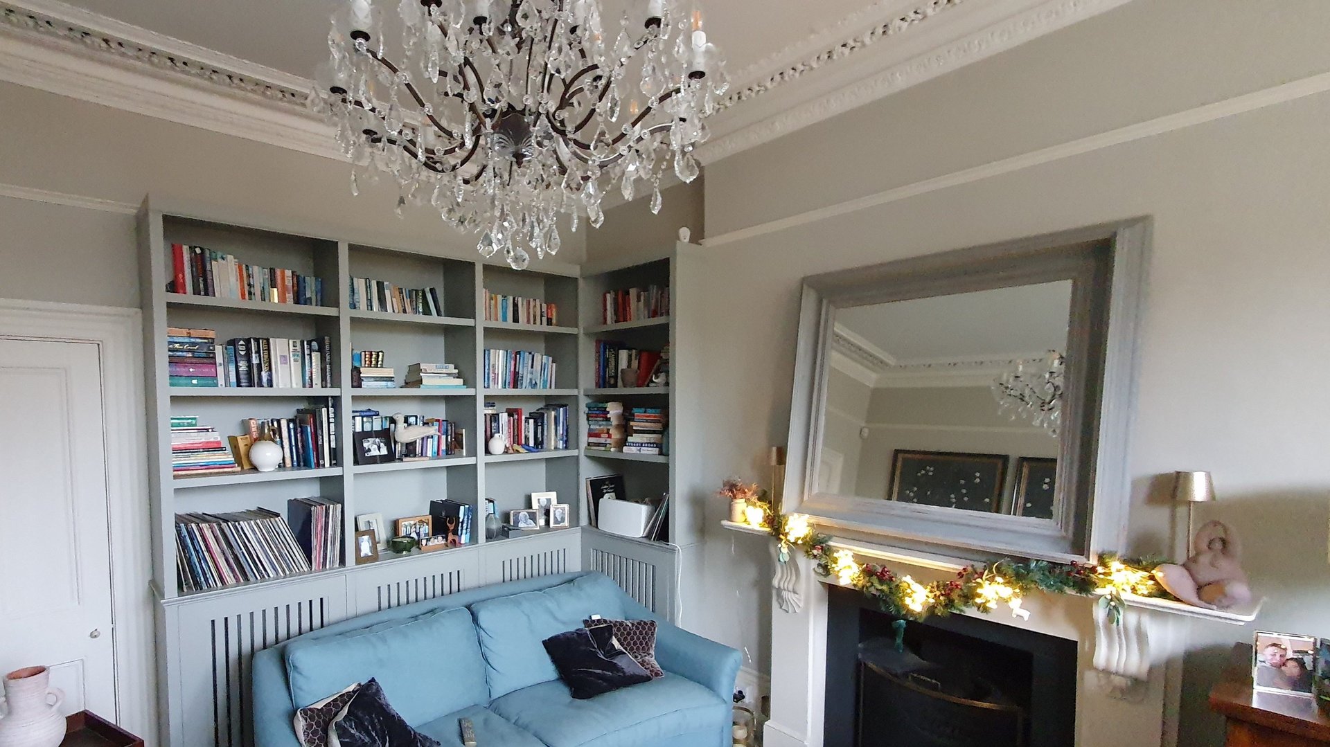 black and brown leather padded tub sofa