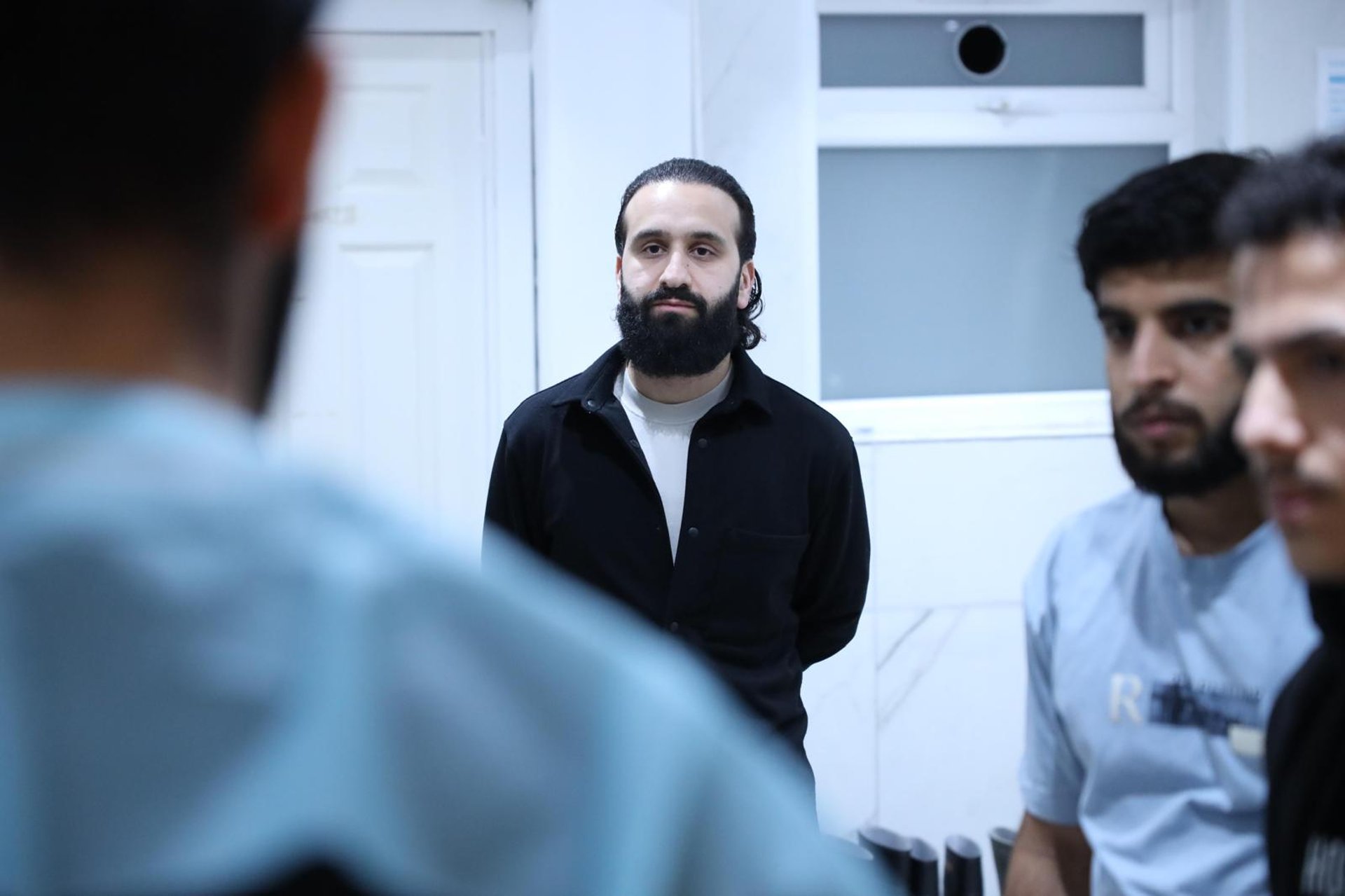 black blue and yellow textile