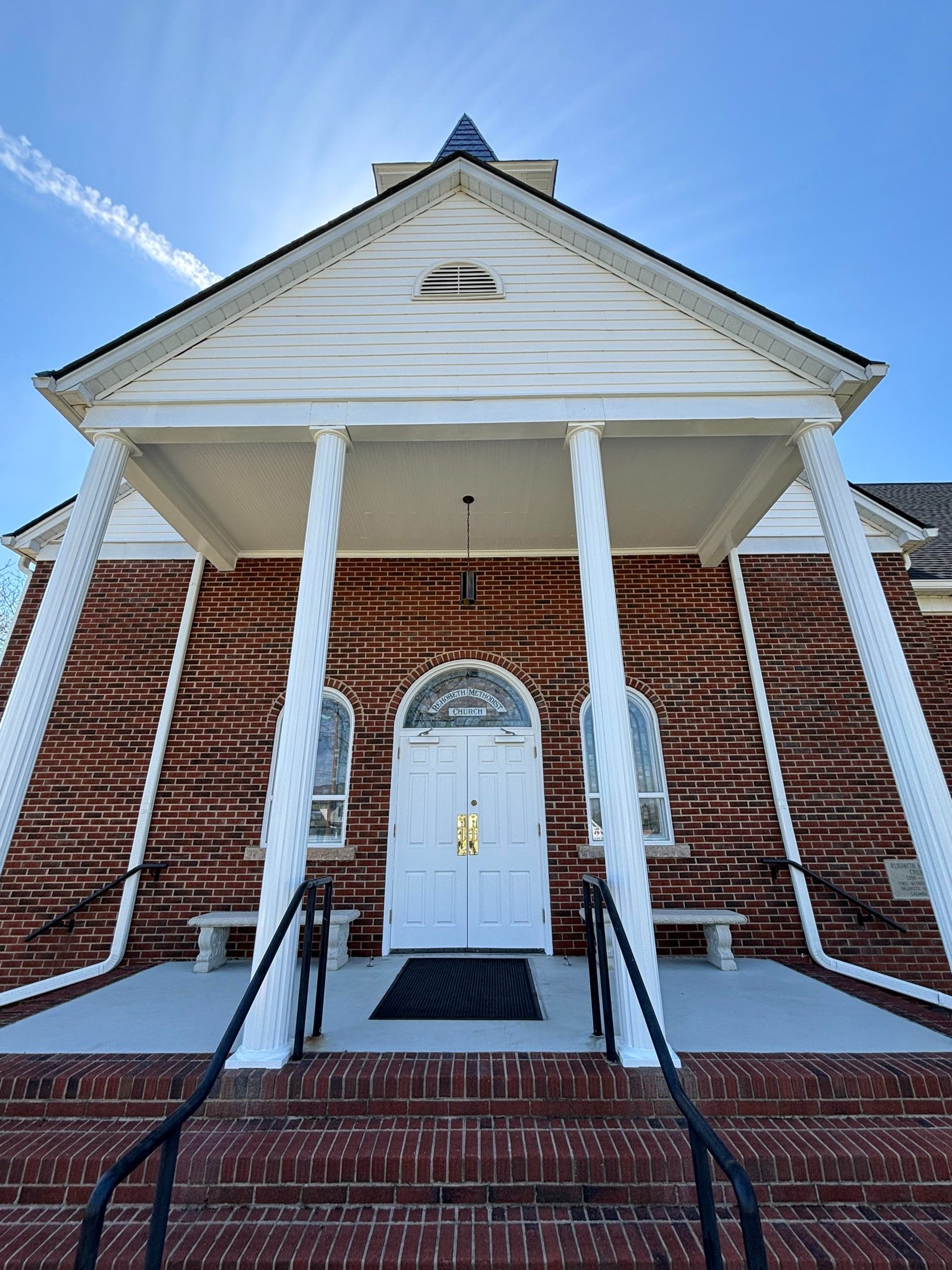 exterior church painting in hickory, nc.