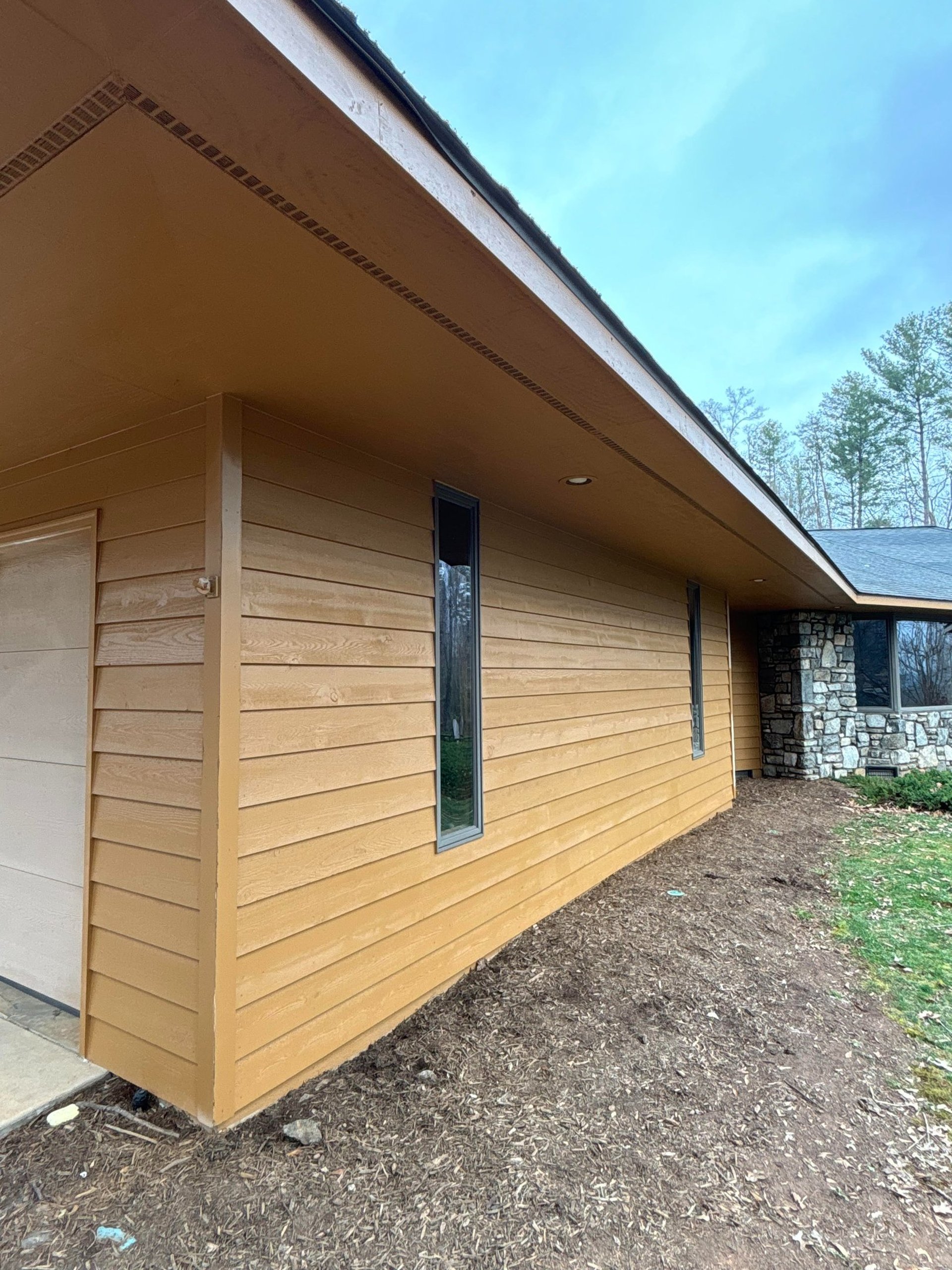 exterior home that was painted in morganton, nc