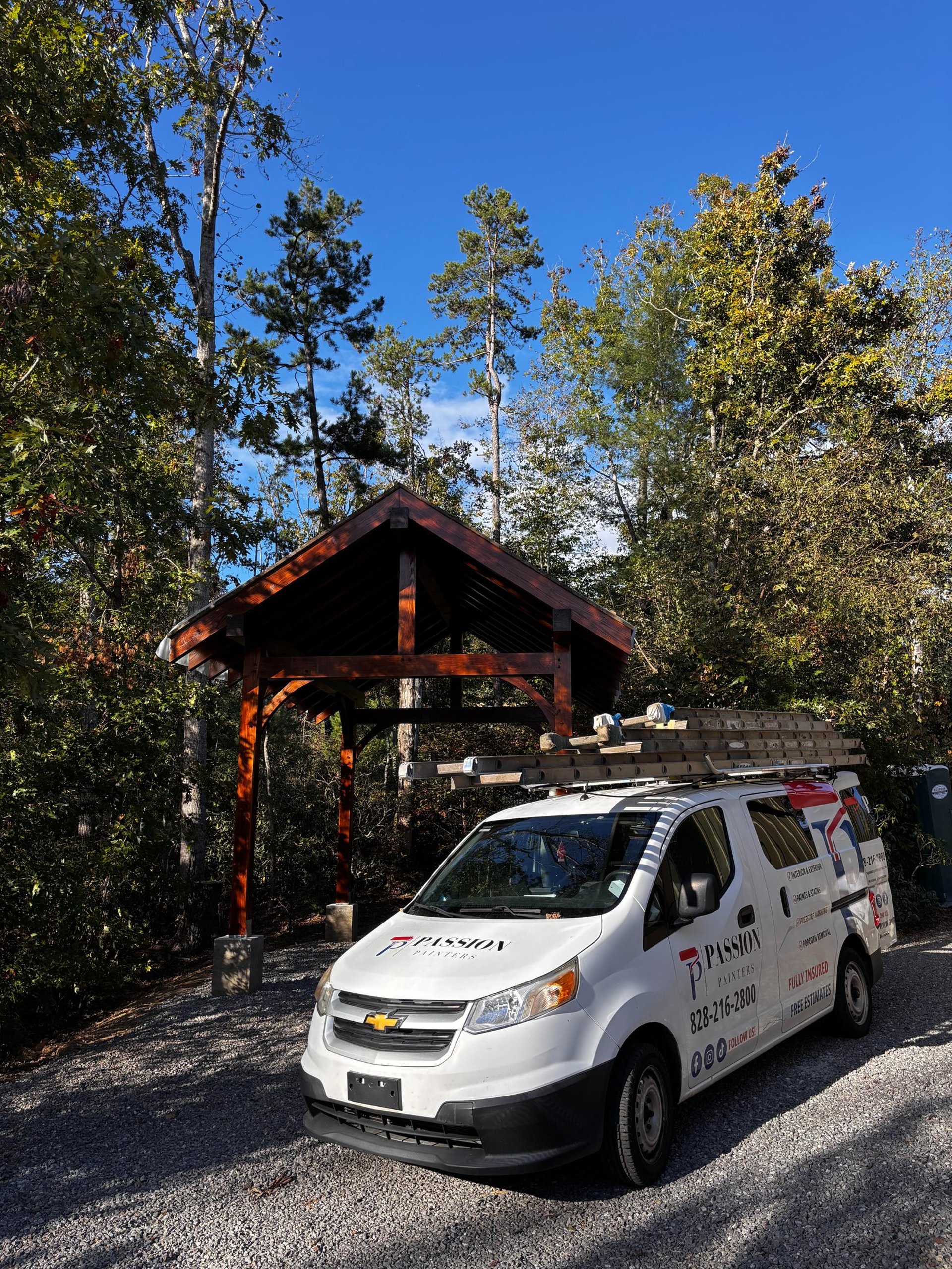 Passion Painters staining company in asheville & surrounding