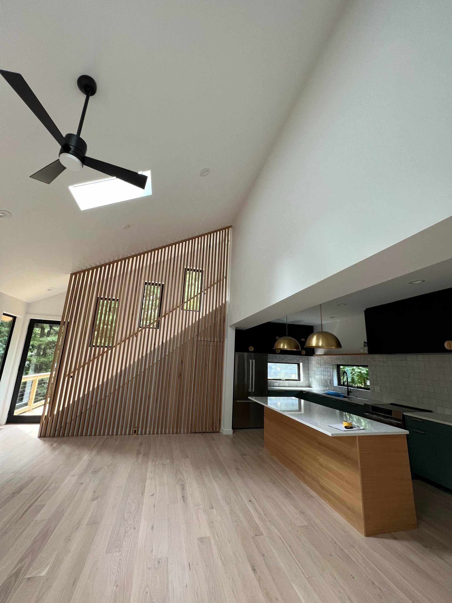 New construction interior painted in asheville