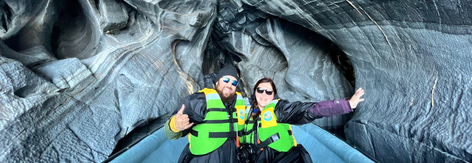 an abstract photo of a curved building with a blue sky in the background