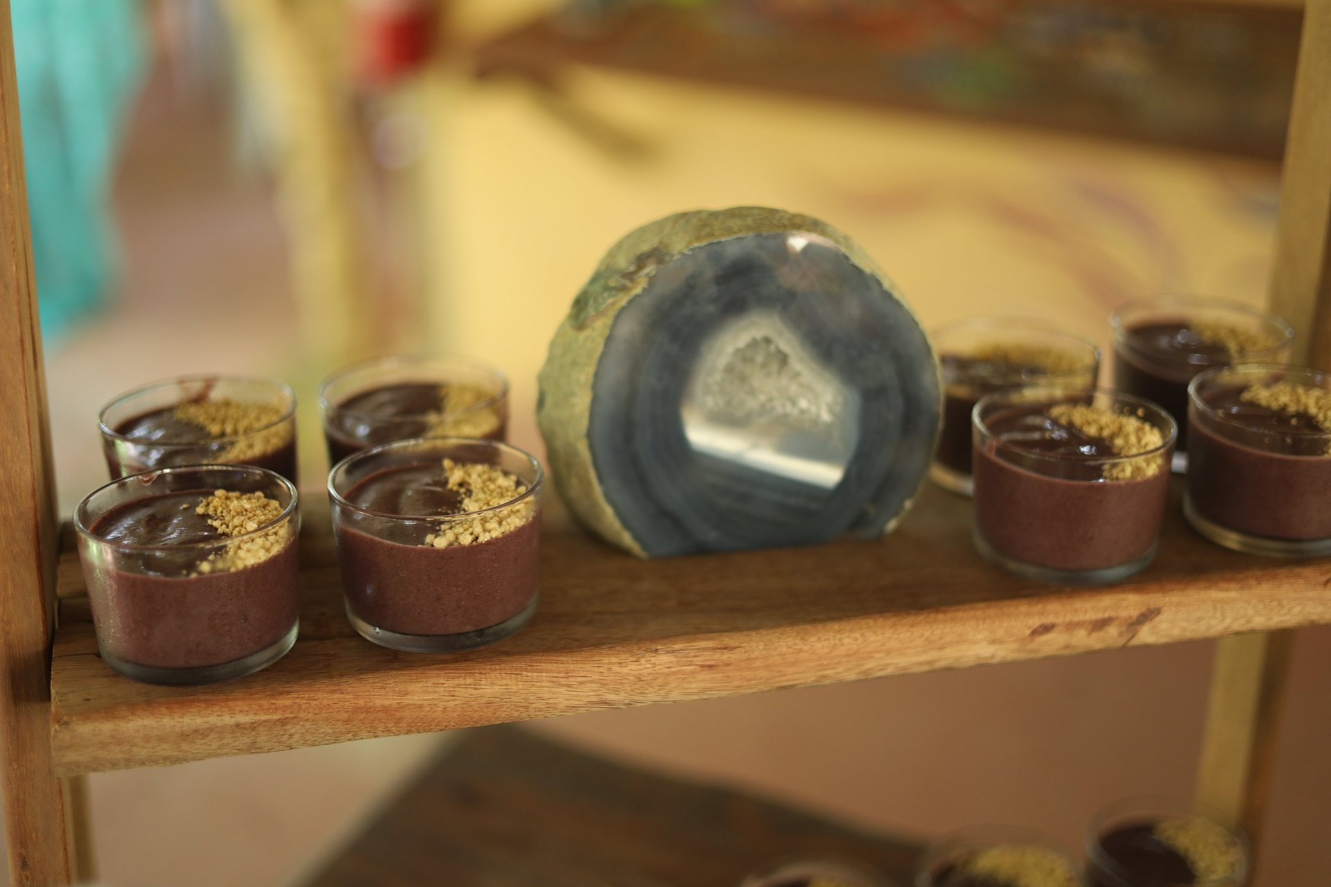 an abstract photo of a curved building with a blue sky in the background