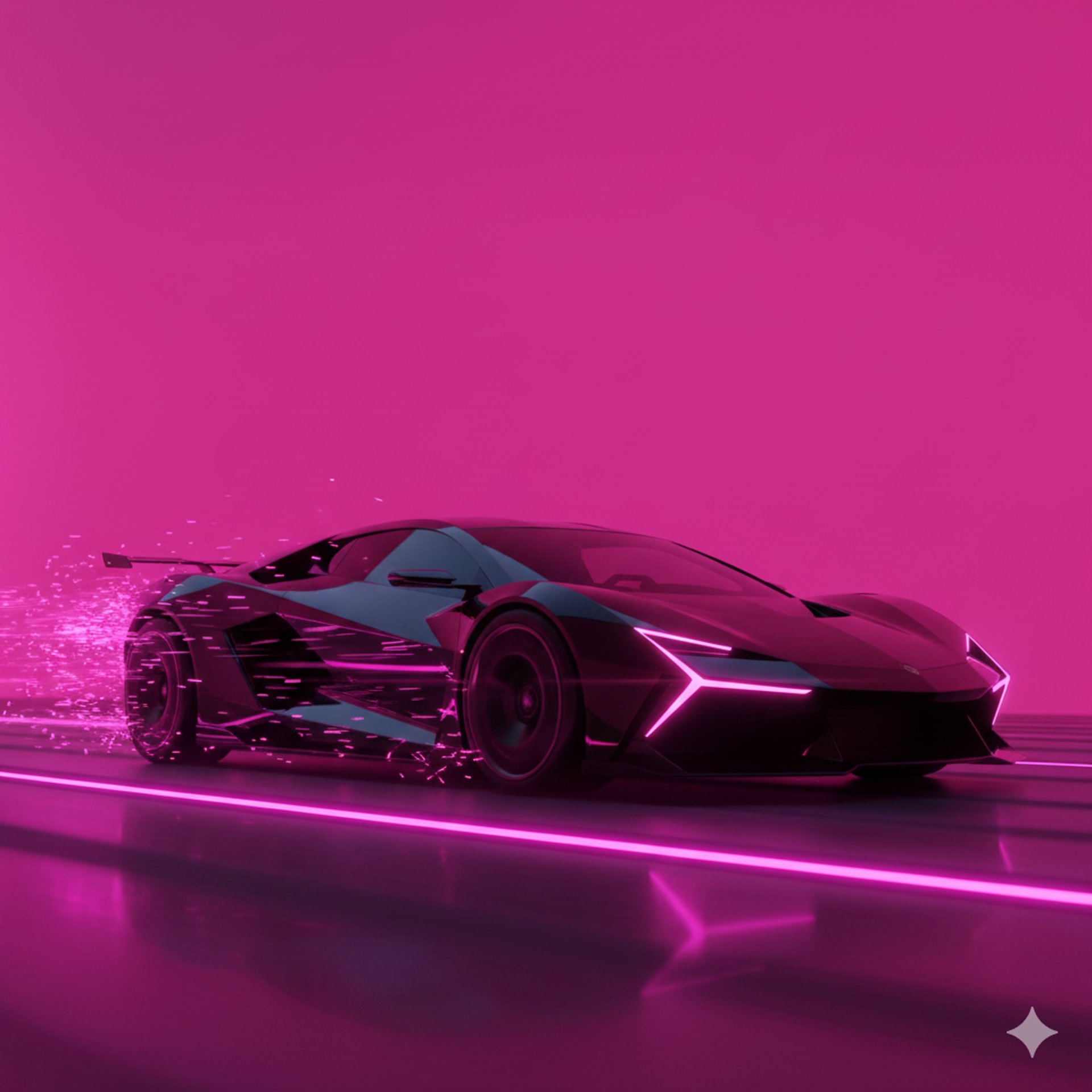 an abstract photo of a curved building with a blue sky in the background