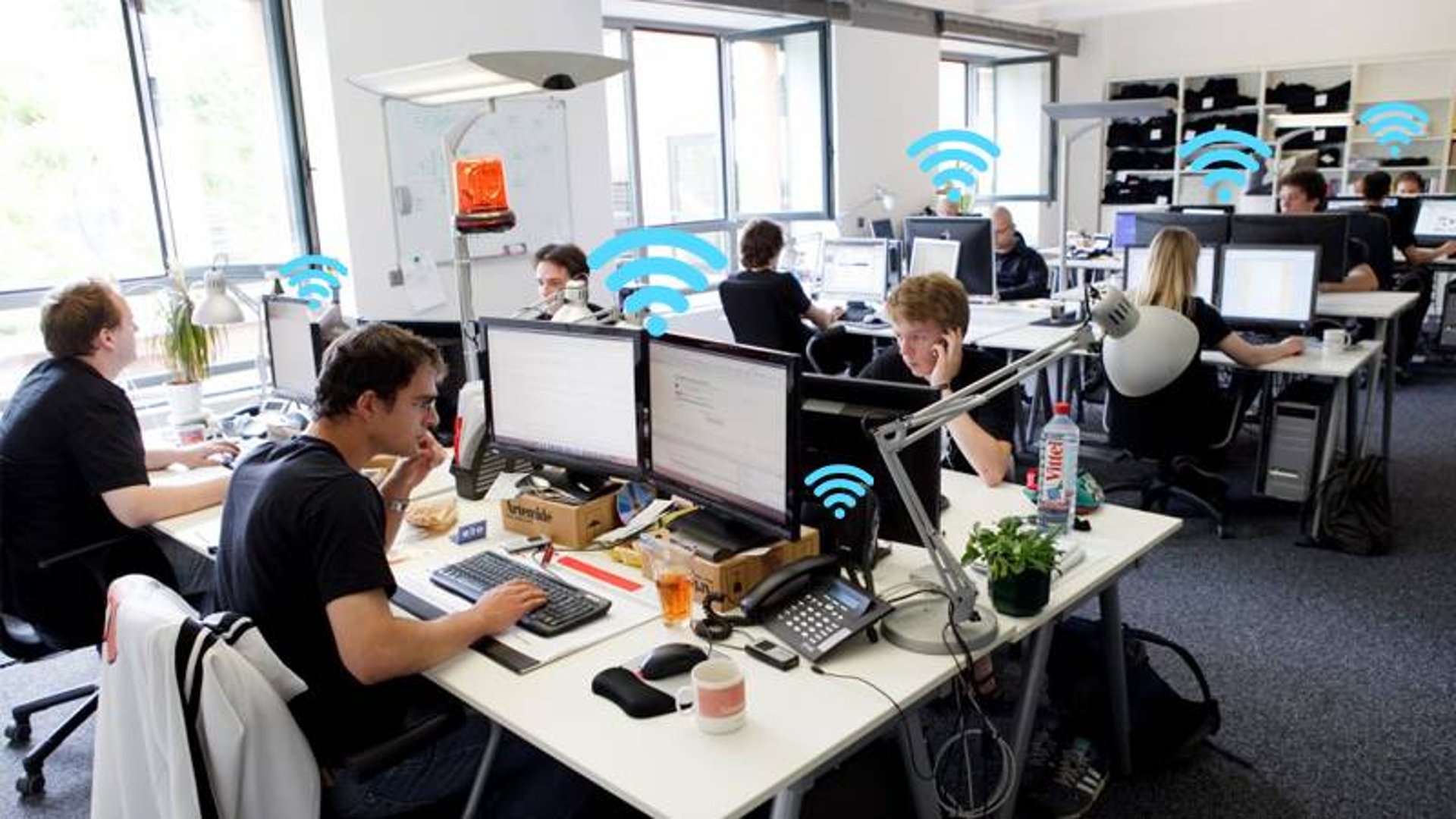 black blue and yellow textile