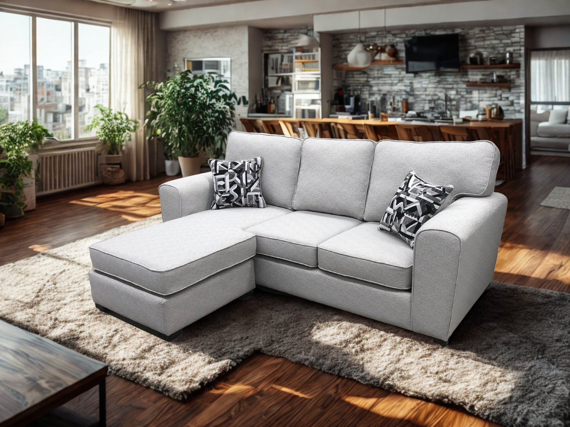 person wearing grey knit sweater