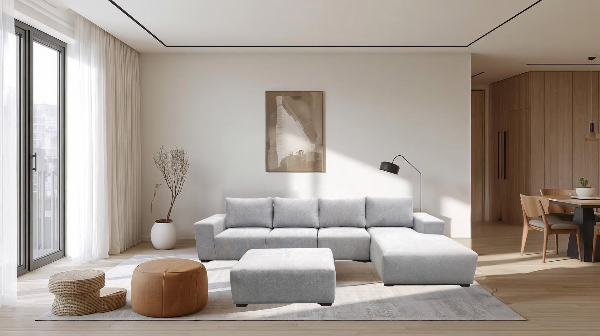 person wearing grey knit sweater