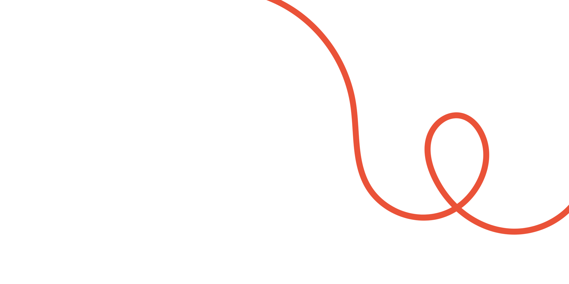 an abstract photo of a curved building with a blue sky in the background