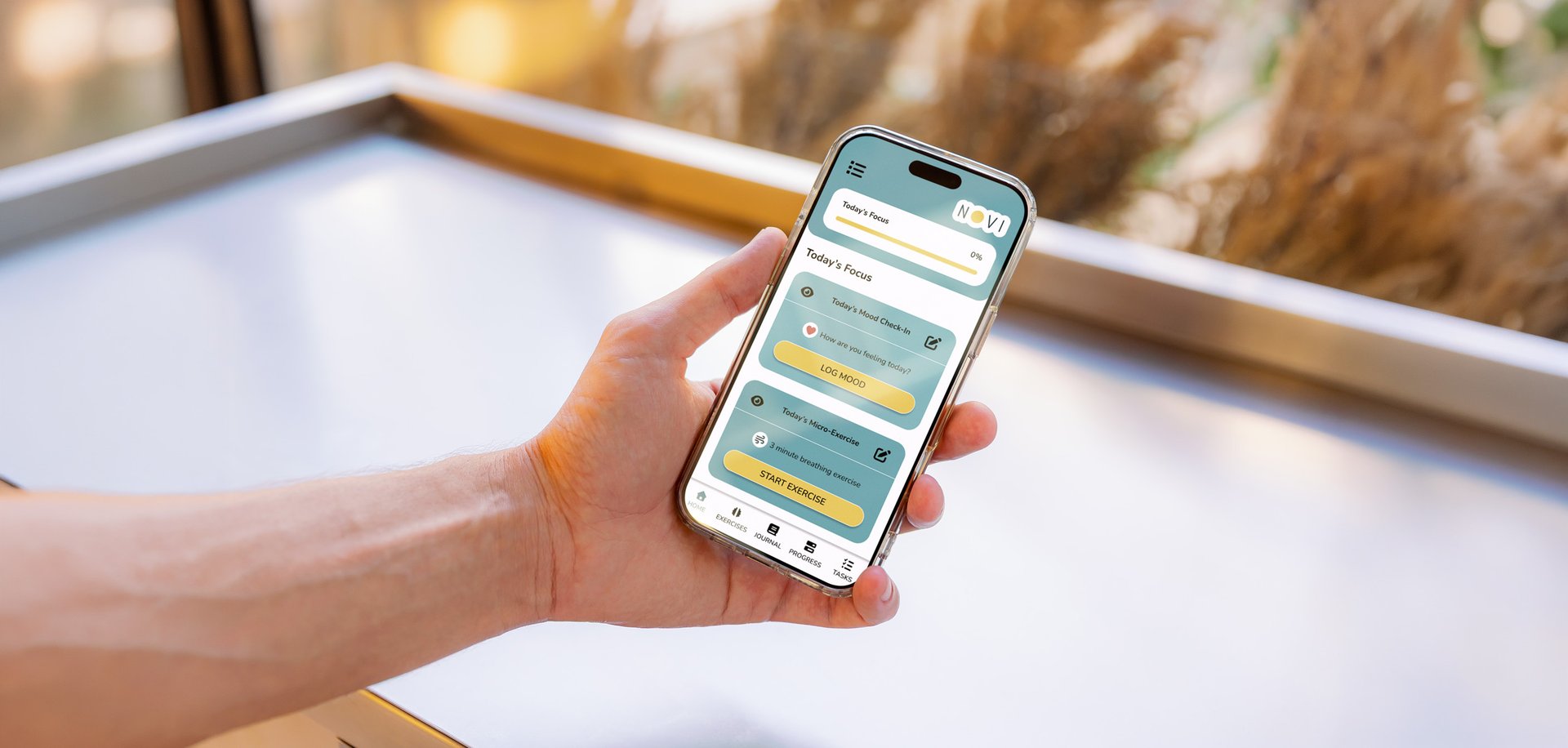 an abstract photo of a curved building with a blue sky in the background