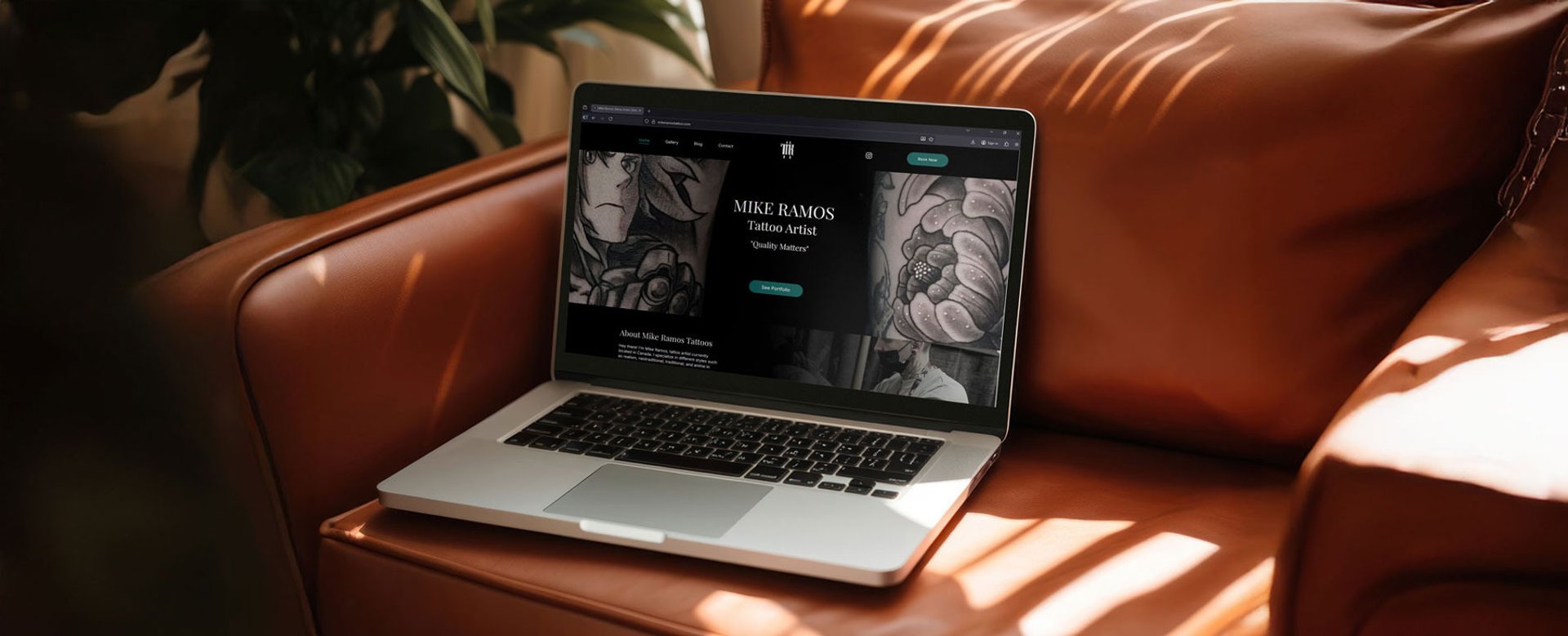 an abstract photo of a curved building with a blue sky in the background