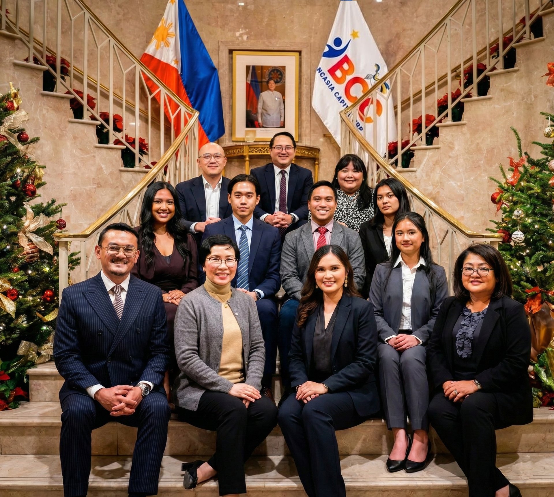 black and brown leather padded tub sofa