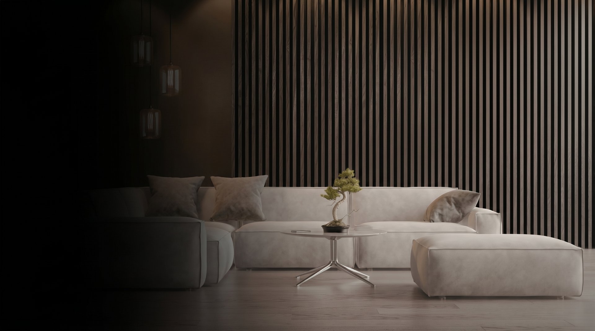 a room with tables, chairs, and candles