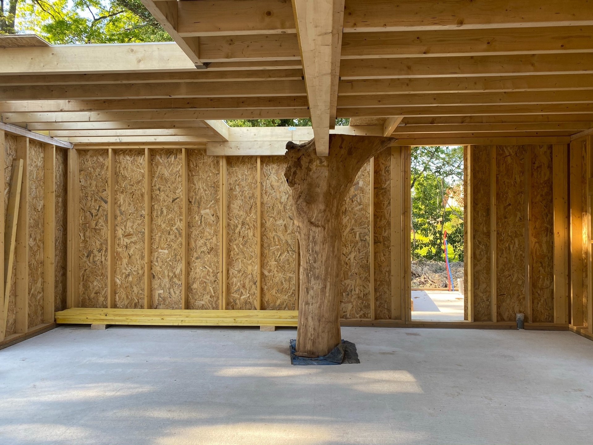 woman wearing yellow long-sleeved dress under white clouds and blue sky during daytime