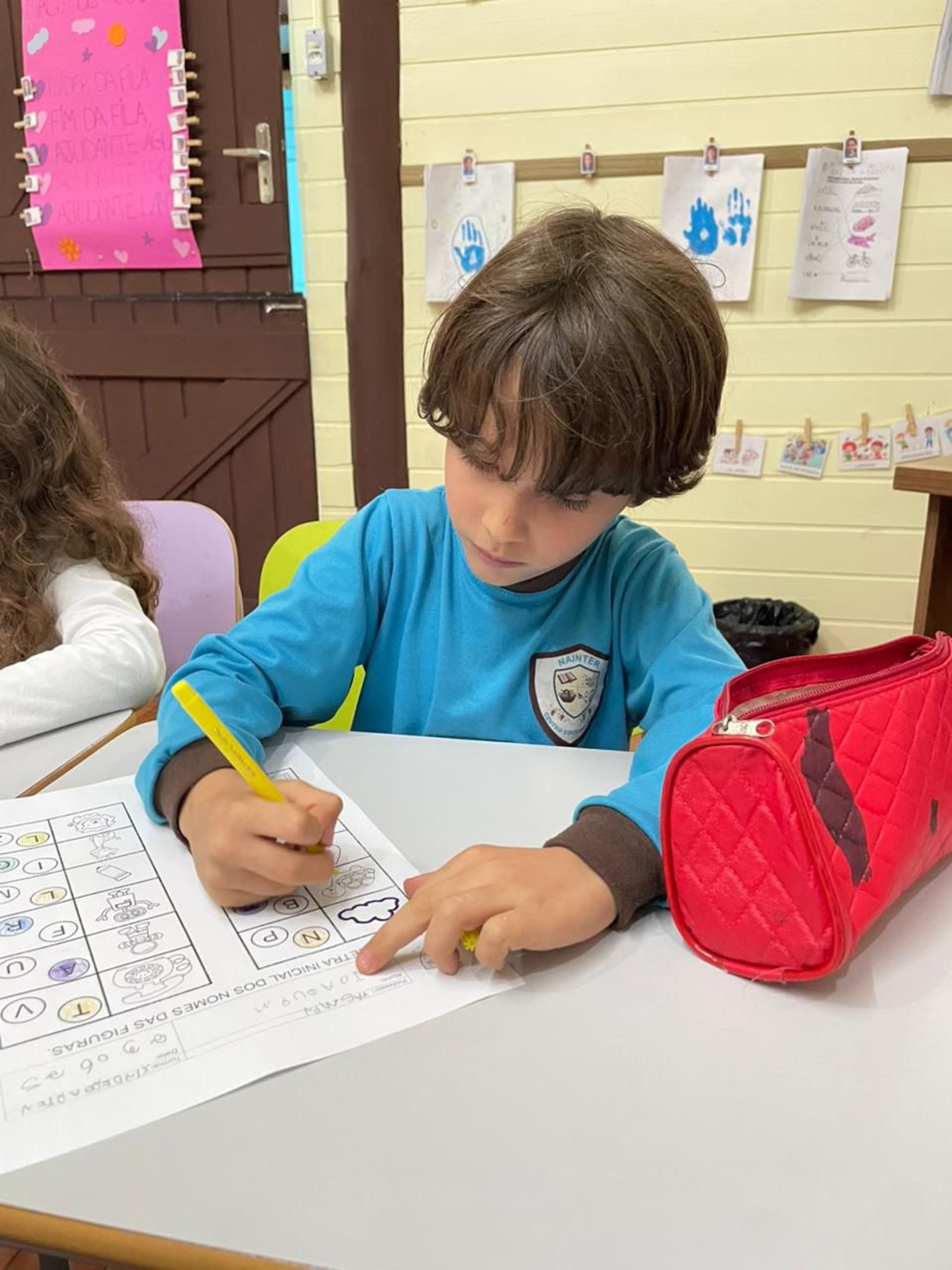 black blue and yellow textile