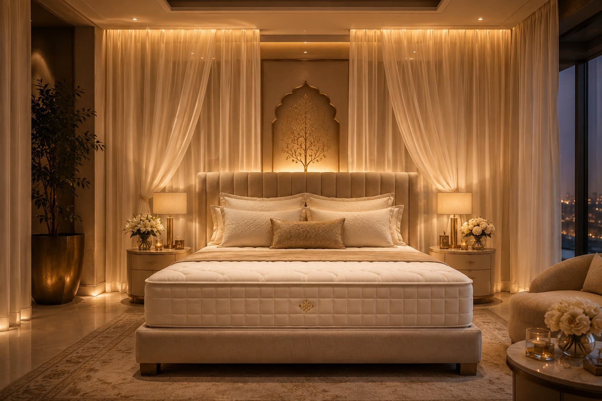 black and white bed linen