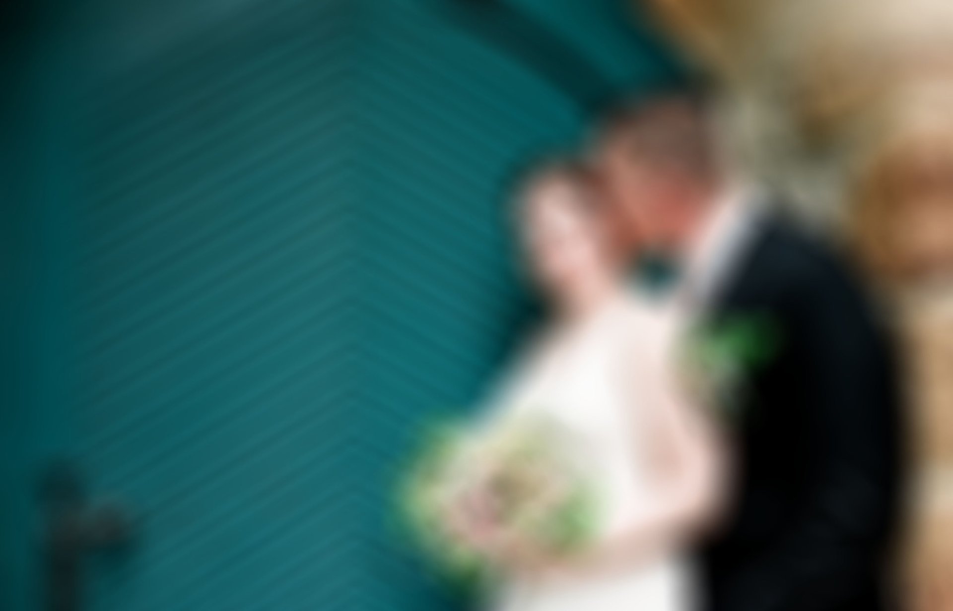 silver-colored wedding bands