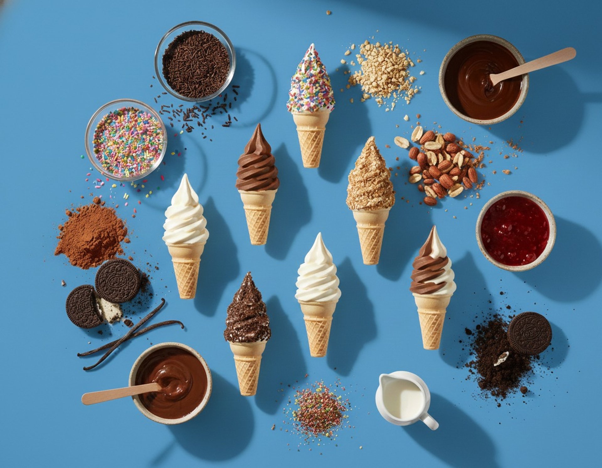 an abstract photo of a curved building with a blue sky in the background