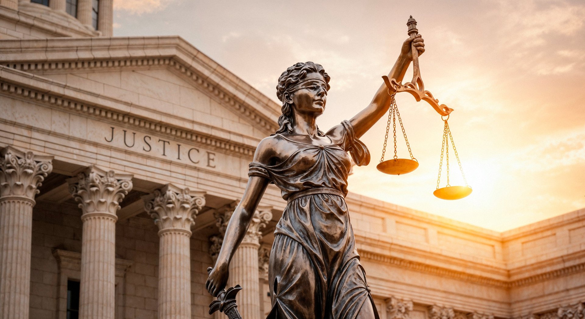 woman in dress holding sword figurine