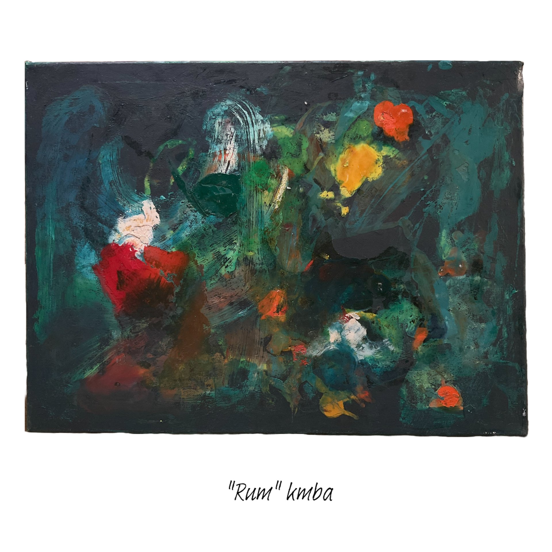 a close up of a black and brown abstract painting