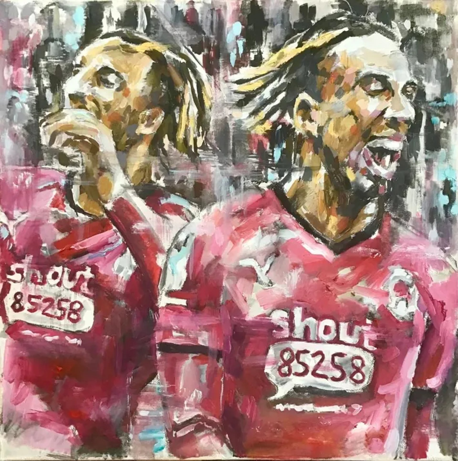 gray computer monitor