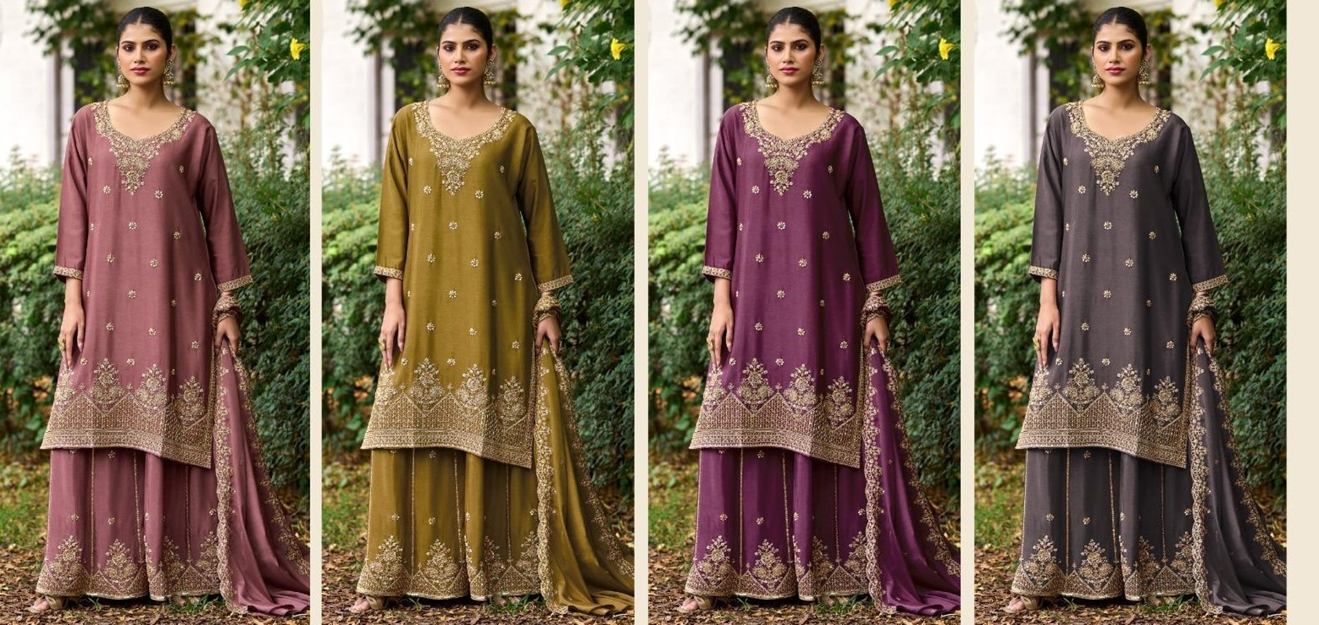 an abstract photo of a curved building with a blue sky in the background