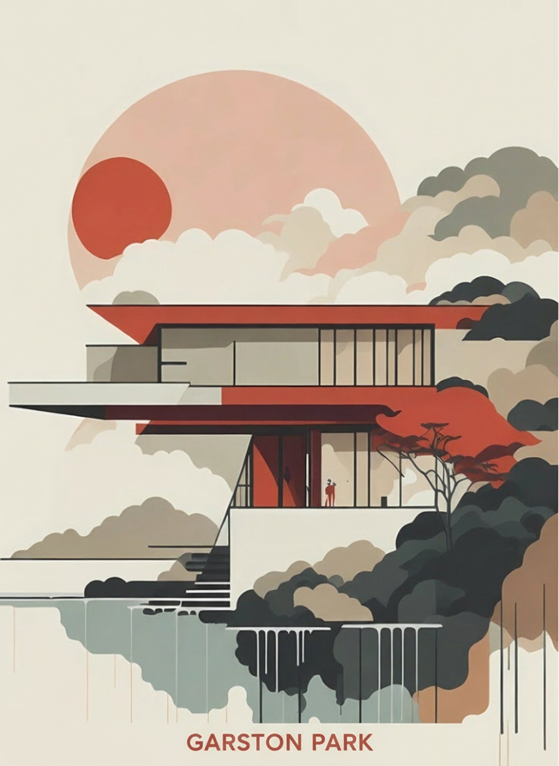 black and brown leather padded tub sofa