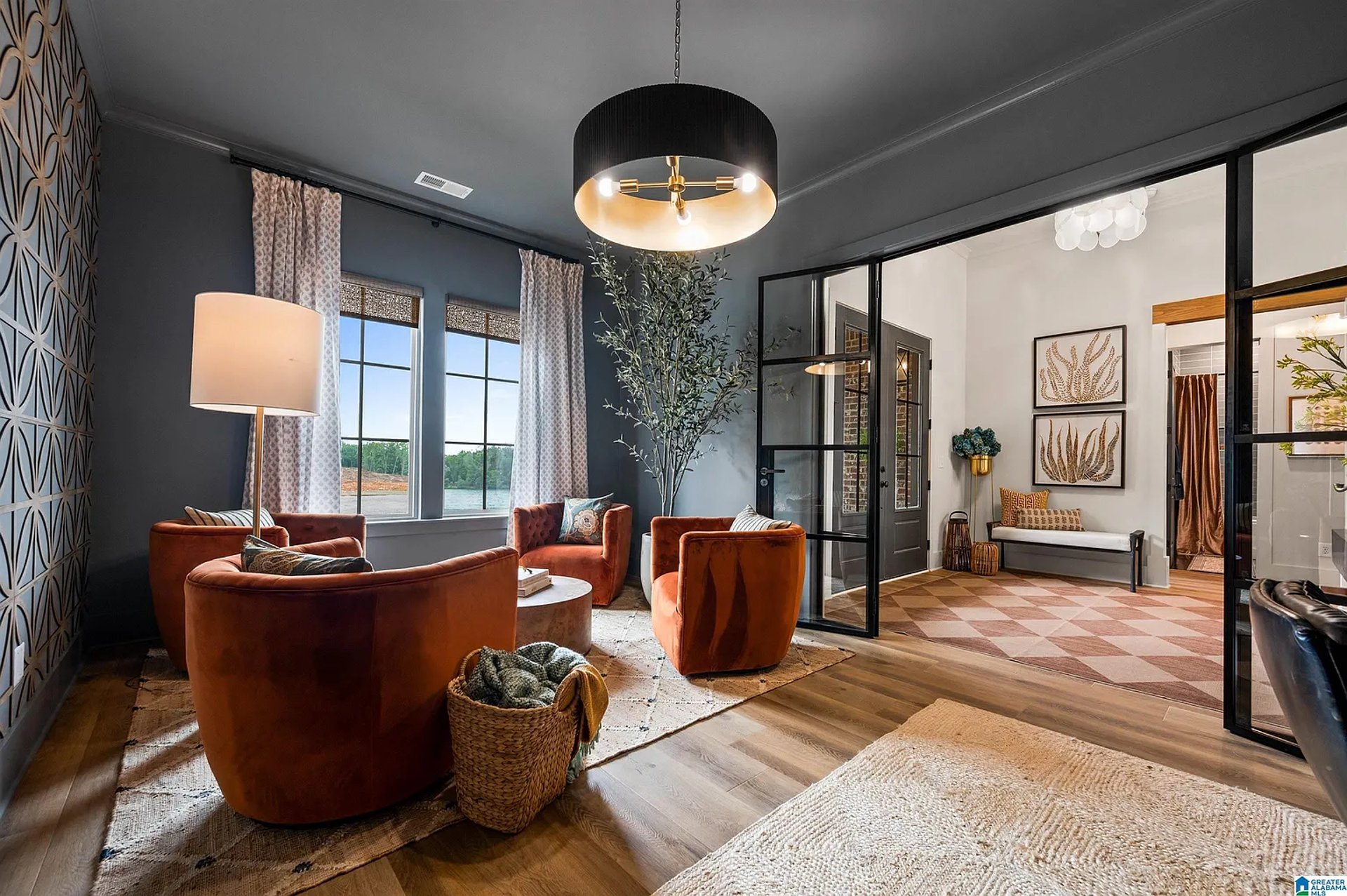 woman holding dried flower