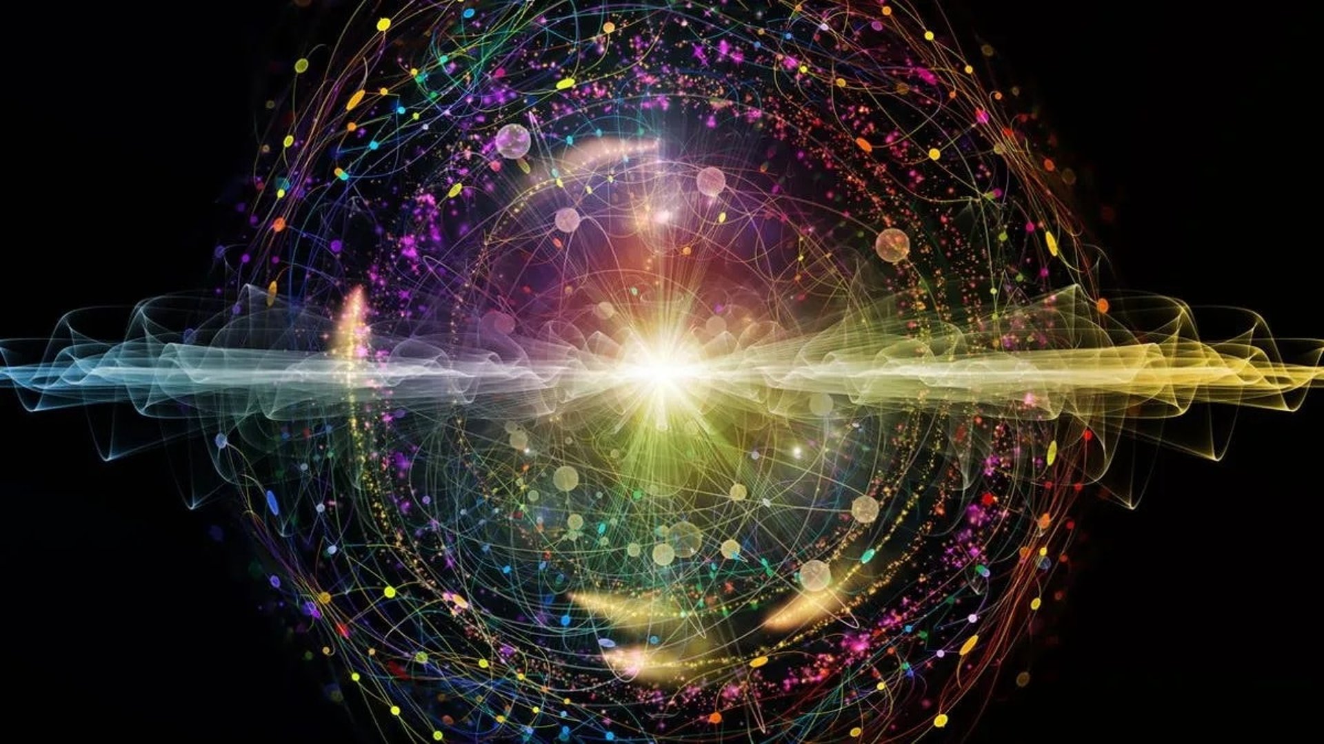 an abstract photo of a curved building with a blue sky in the background