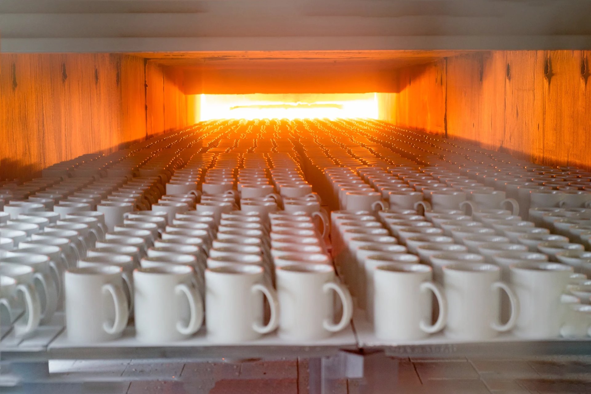 view of factory during nighttime