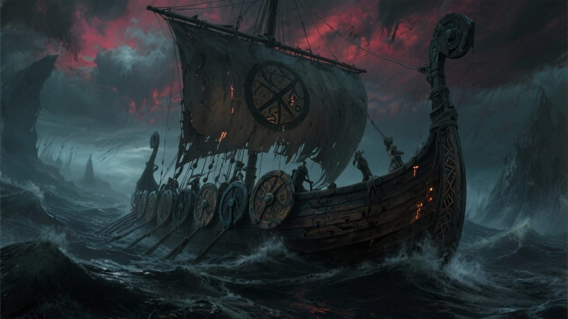 a close up of a black and brown abstract painting