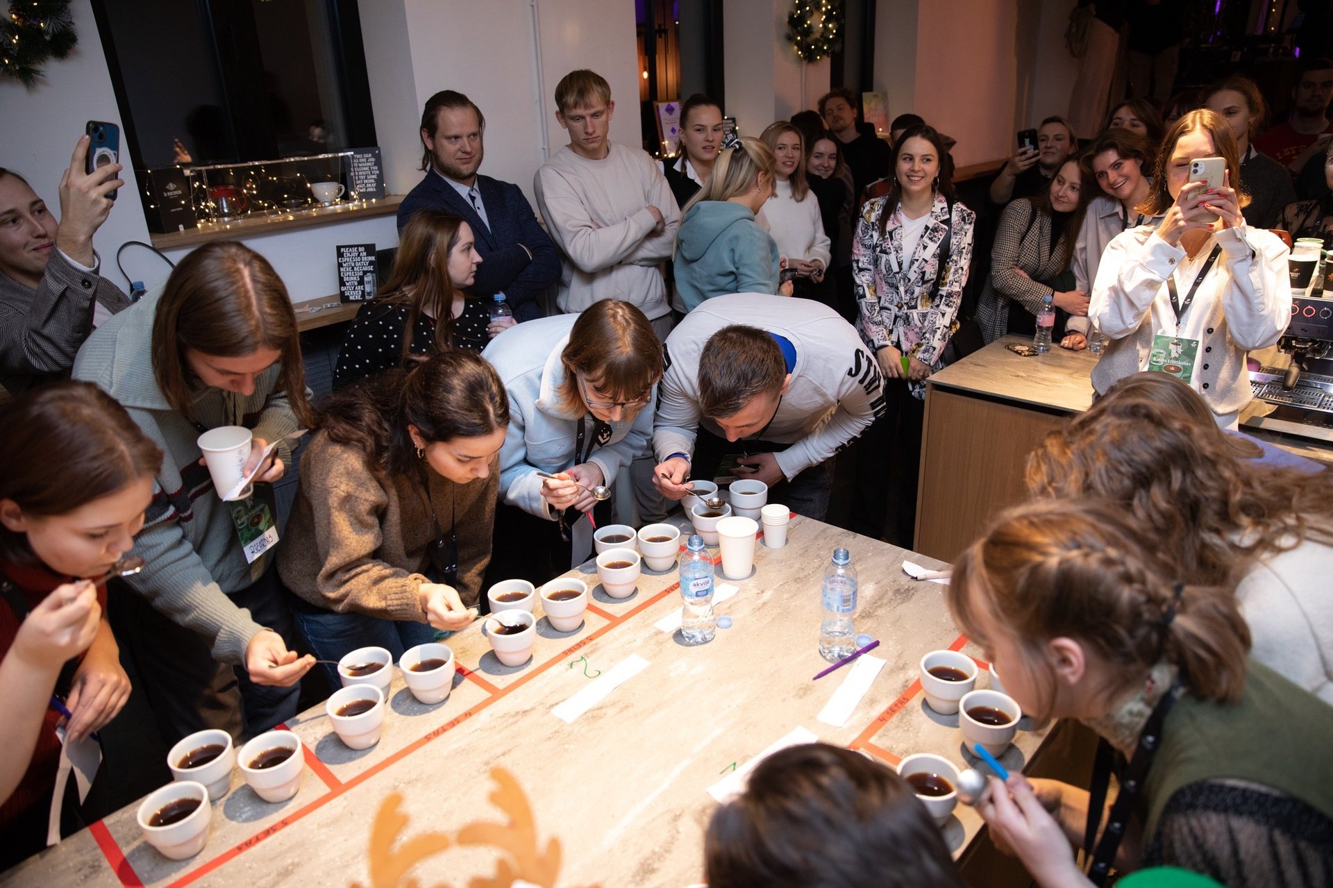 an abstract photo of a curved building with a blue sky in the background