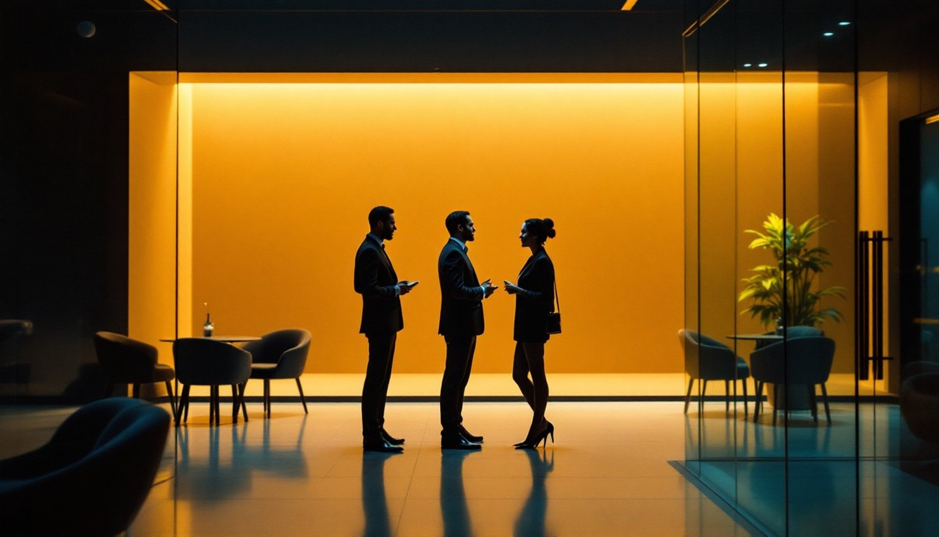 an abstract photo of a curved building with a blue sky in the background