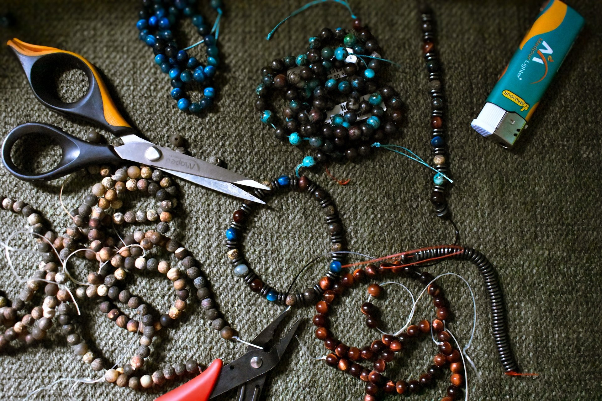 black blue and yellow textile