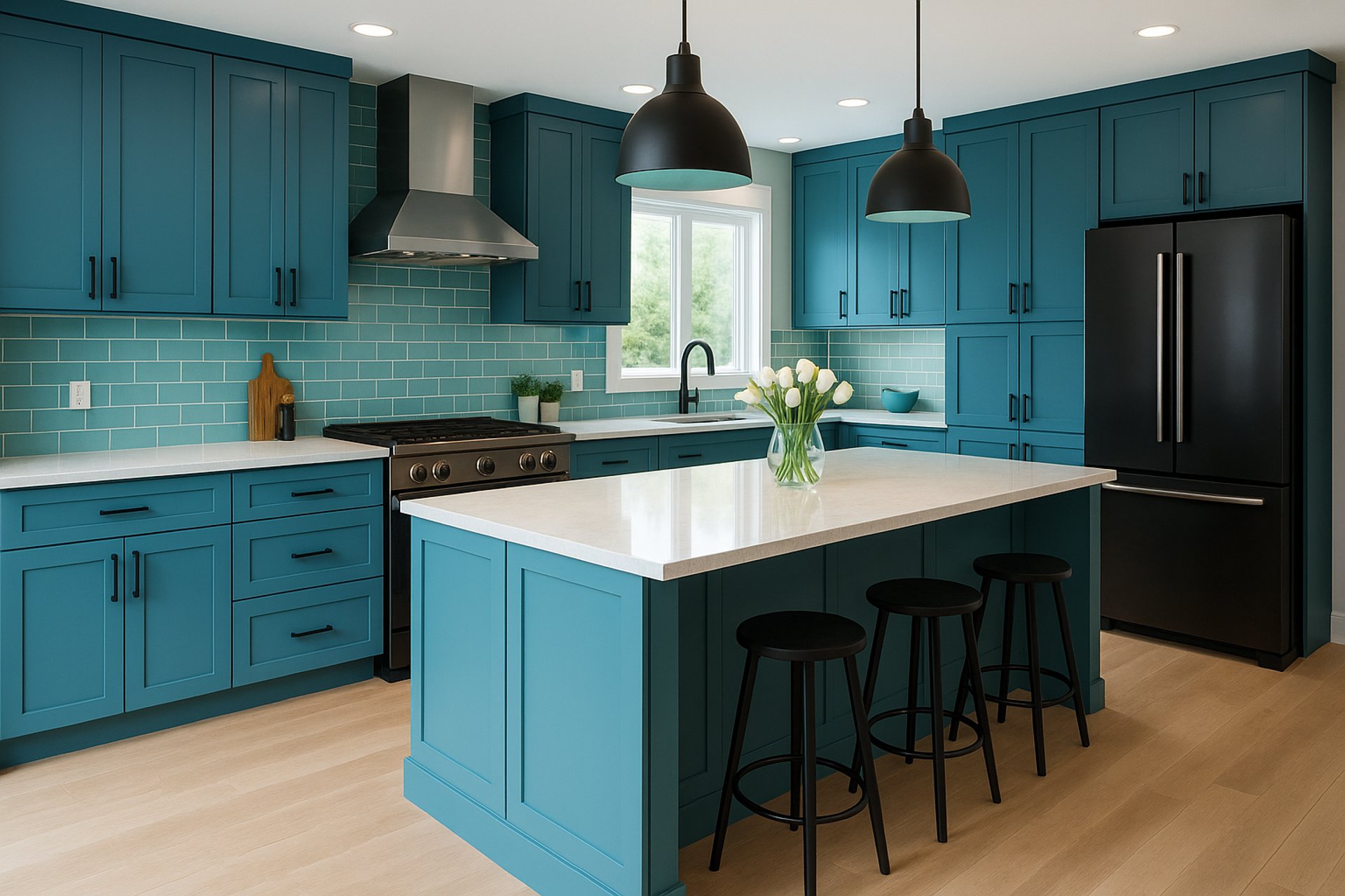 black and brown leather padded tub sofa