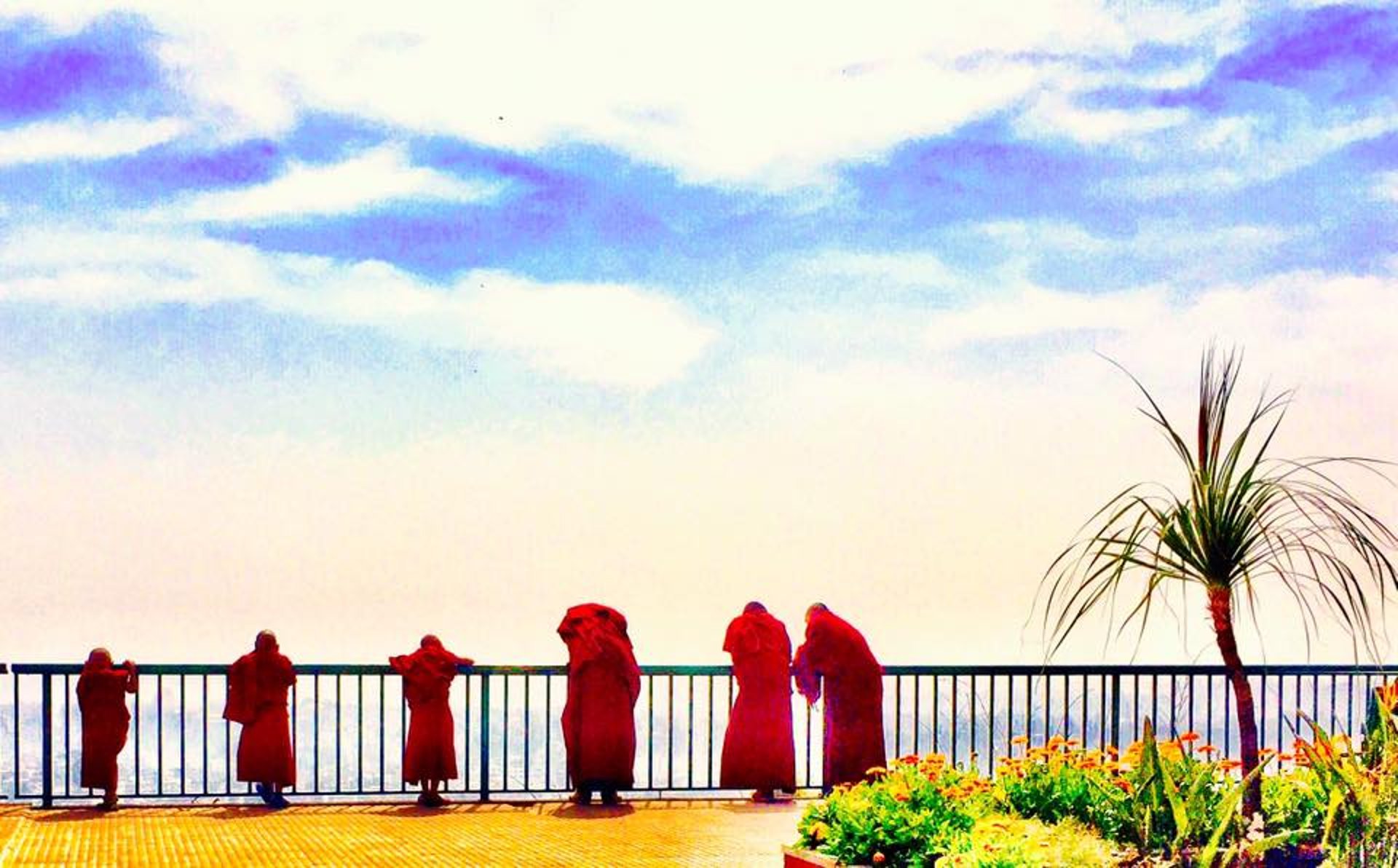 mountain range under blue sky