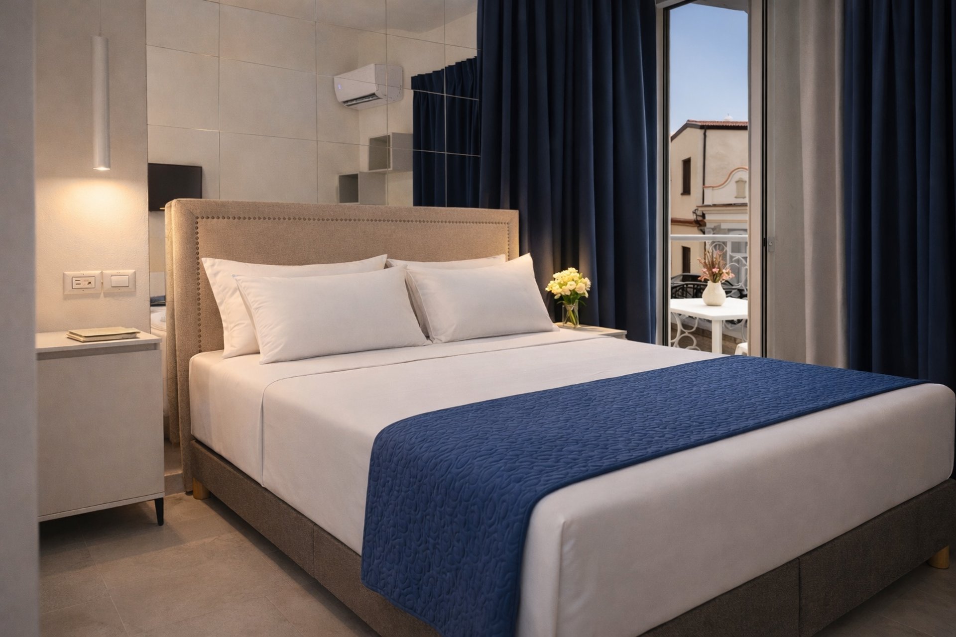 black and white bed linen