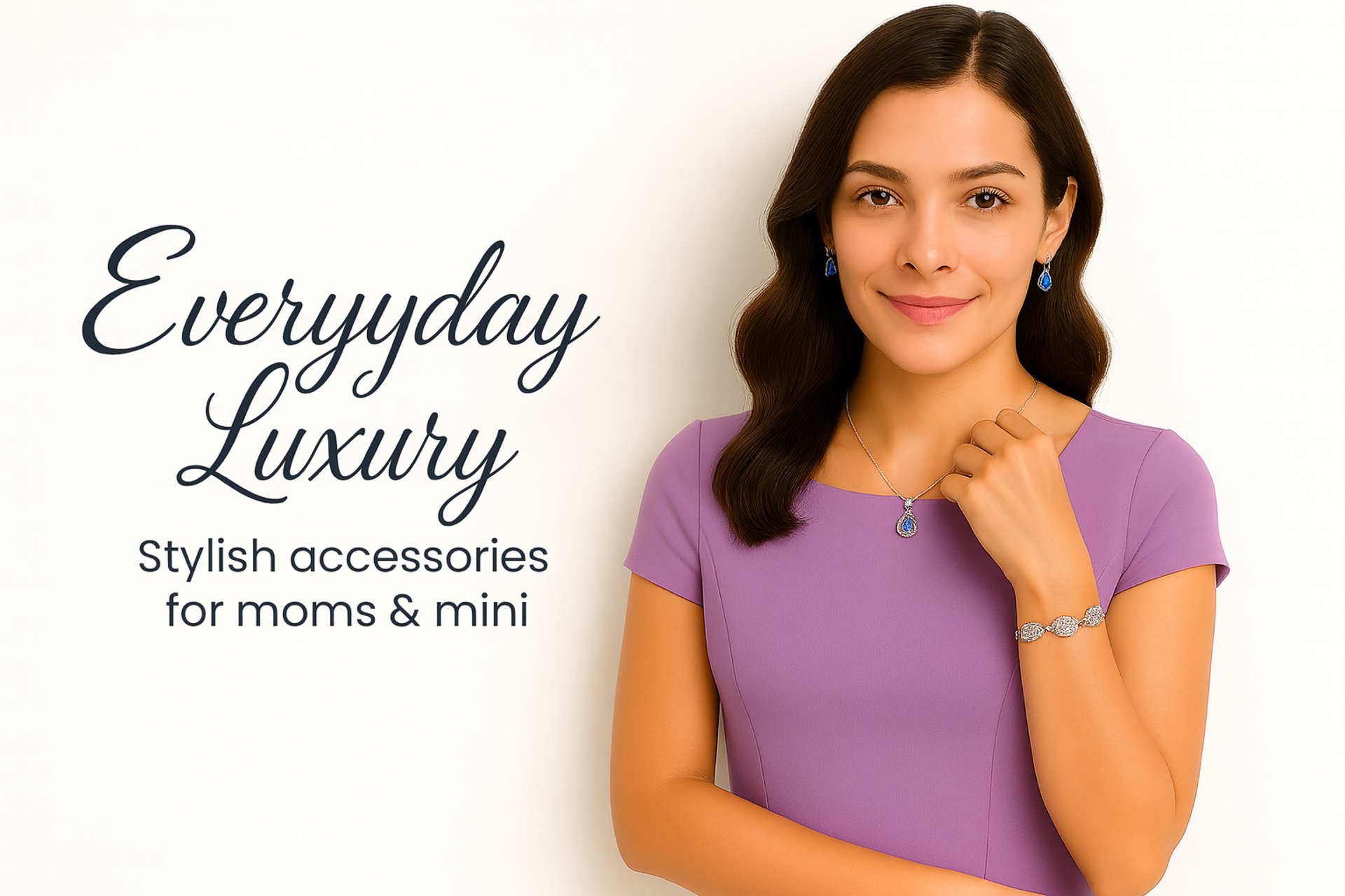 woman in pink blazer wearing silver heart pendant necklace