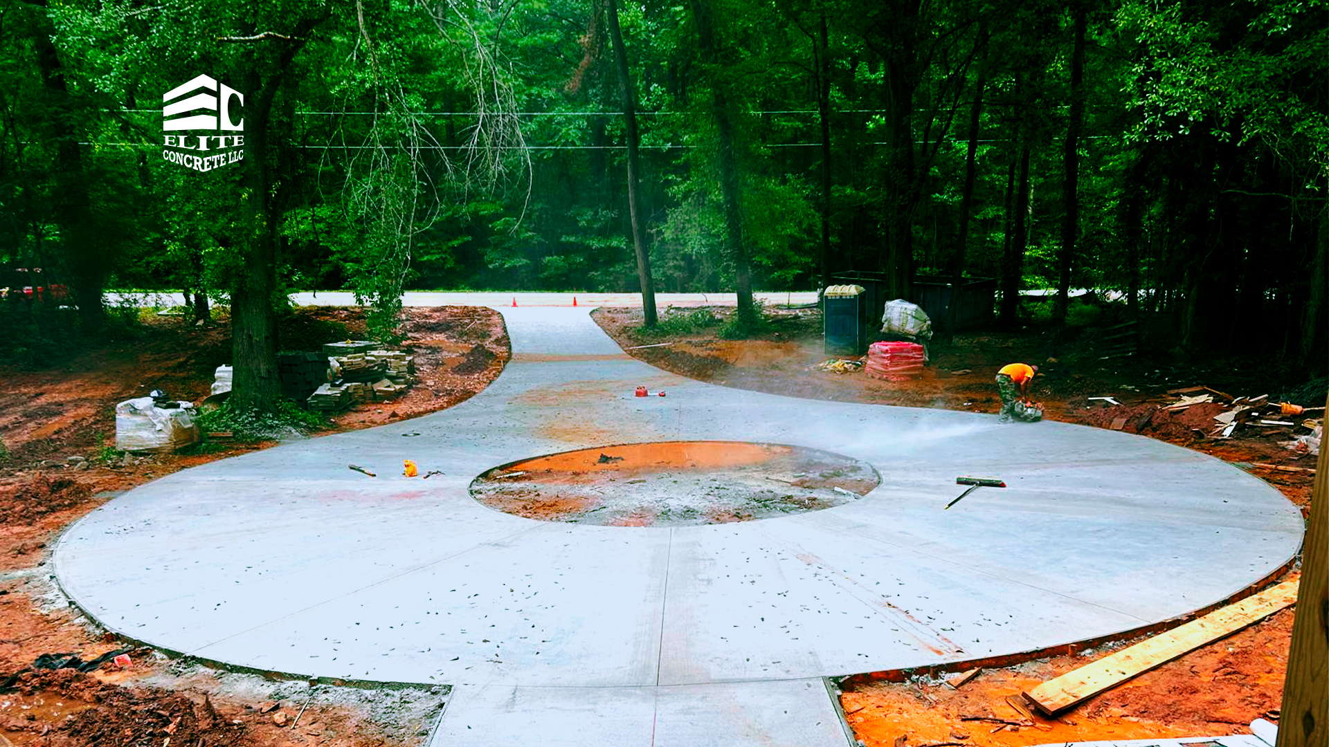 Concrete contractor driveway ga