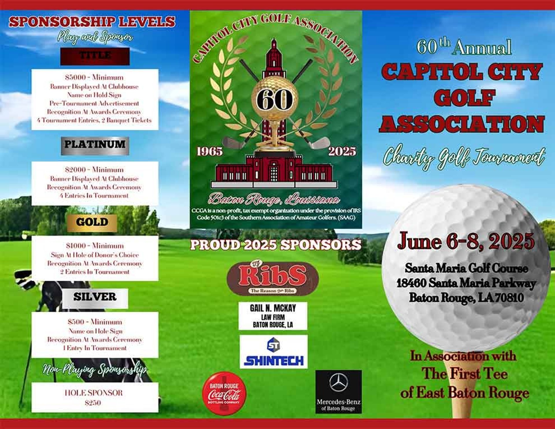 SAAG image of Capitol City Golf Charity Tournament
