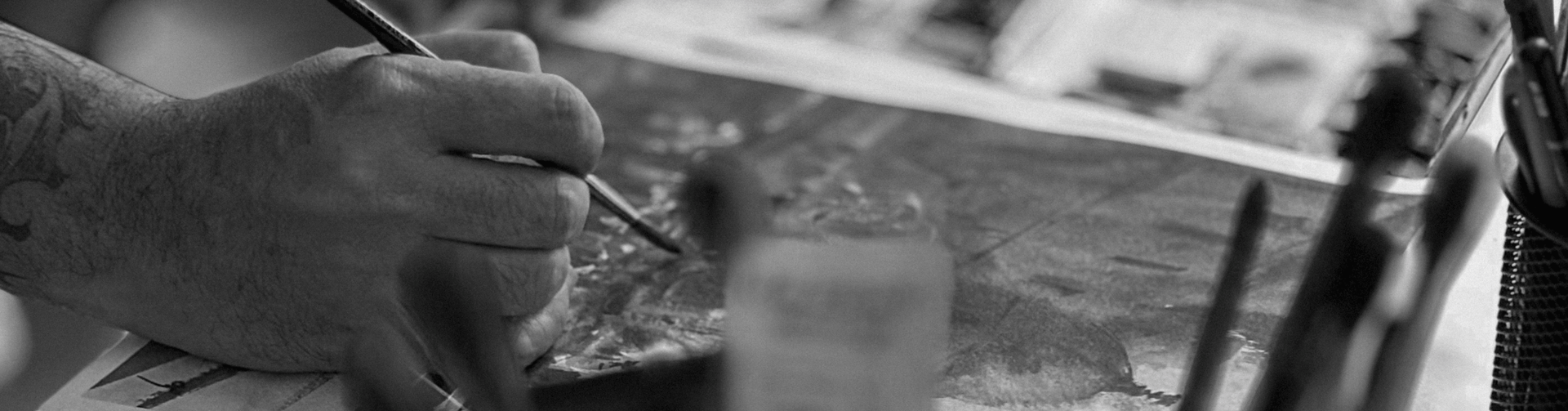 an abstract photo of a curved building with a blue sky in the background