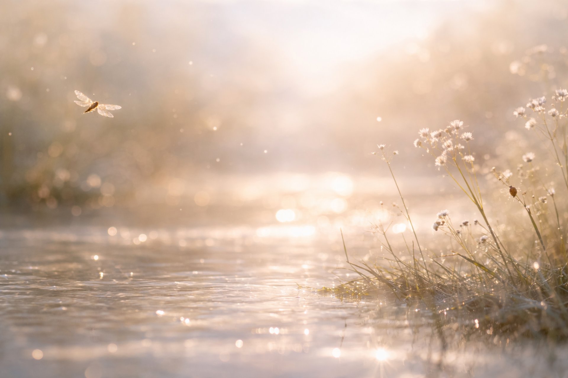 a blurry photo of a bunch of tall grass