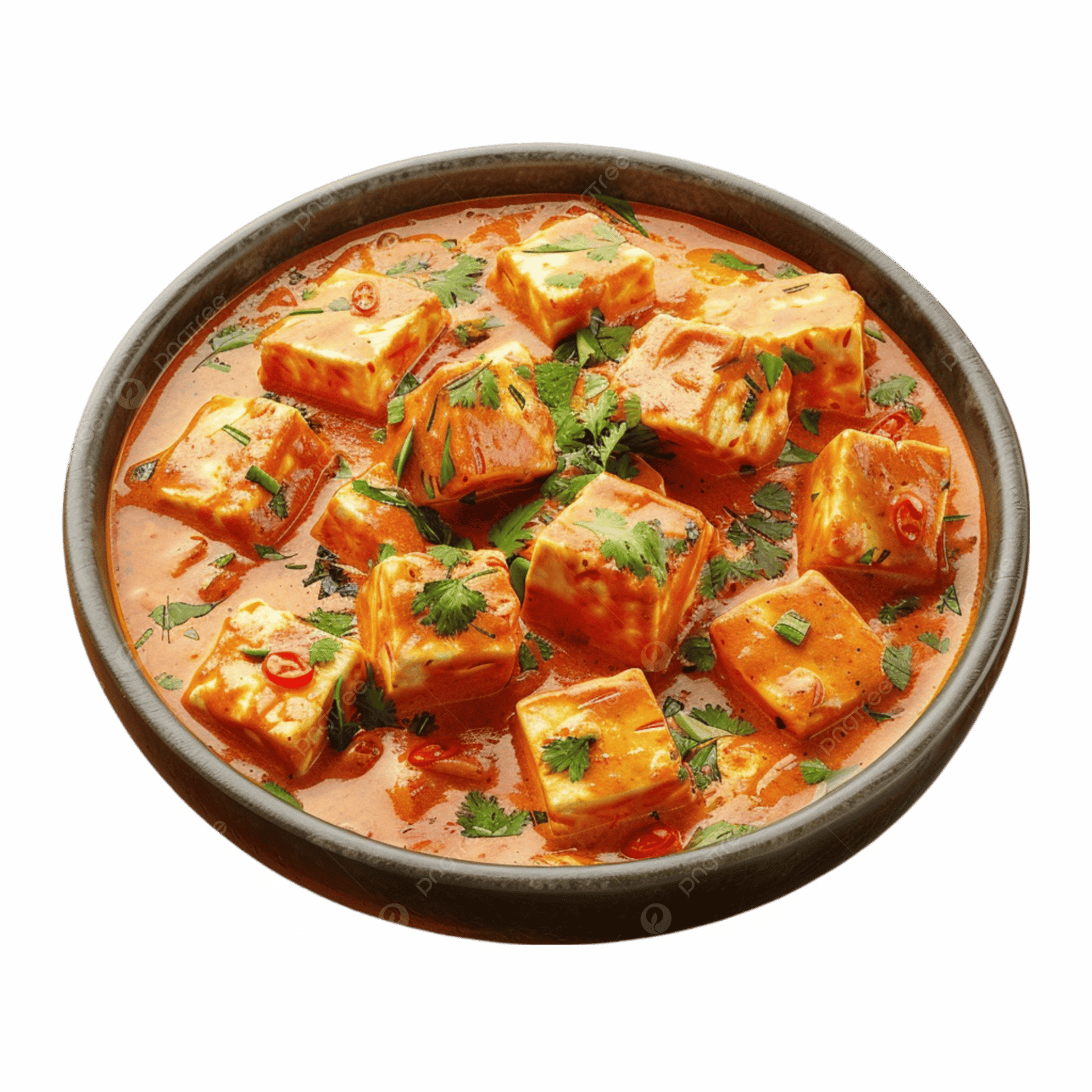 pasta dish on black plate