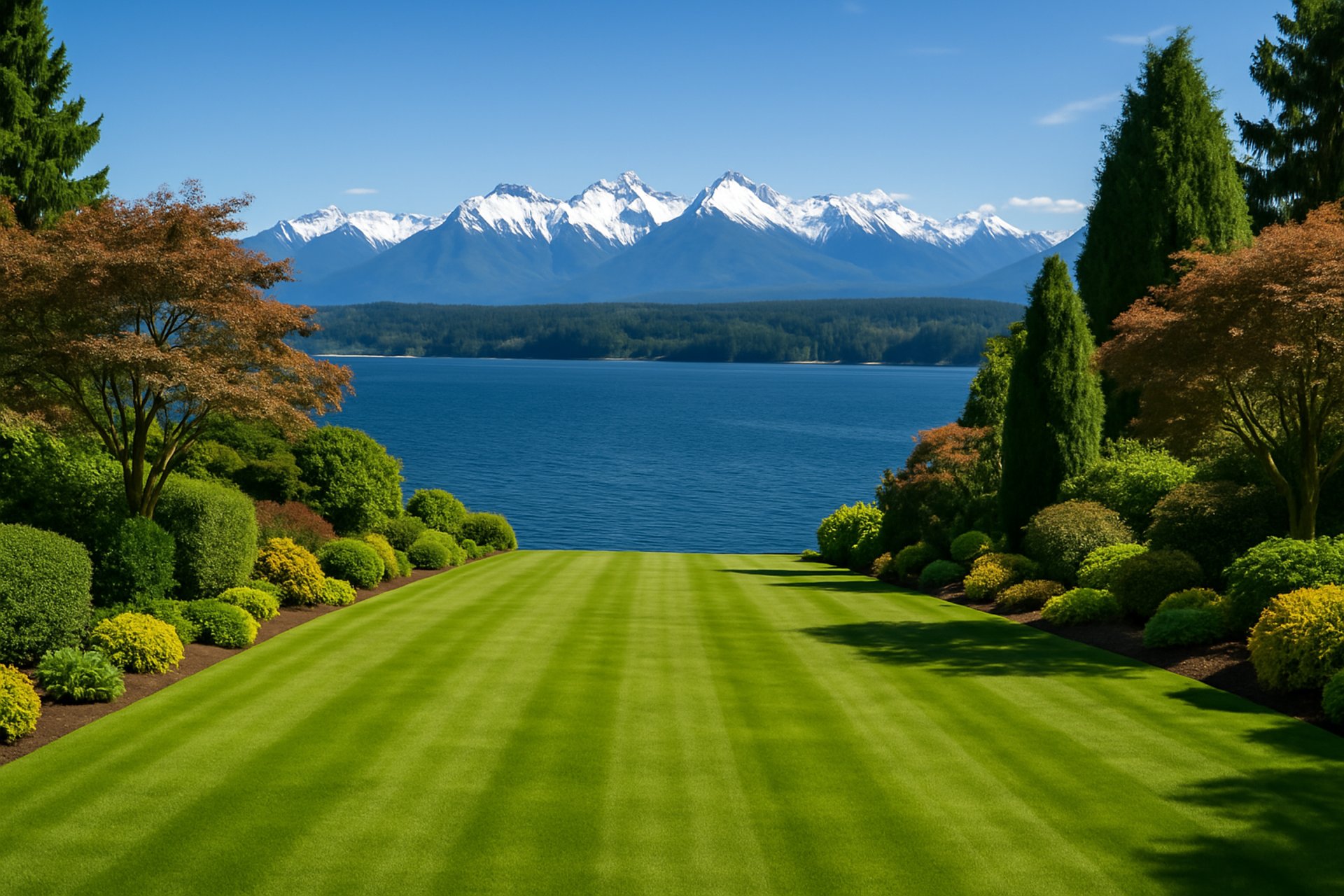 mountain range under blue sky