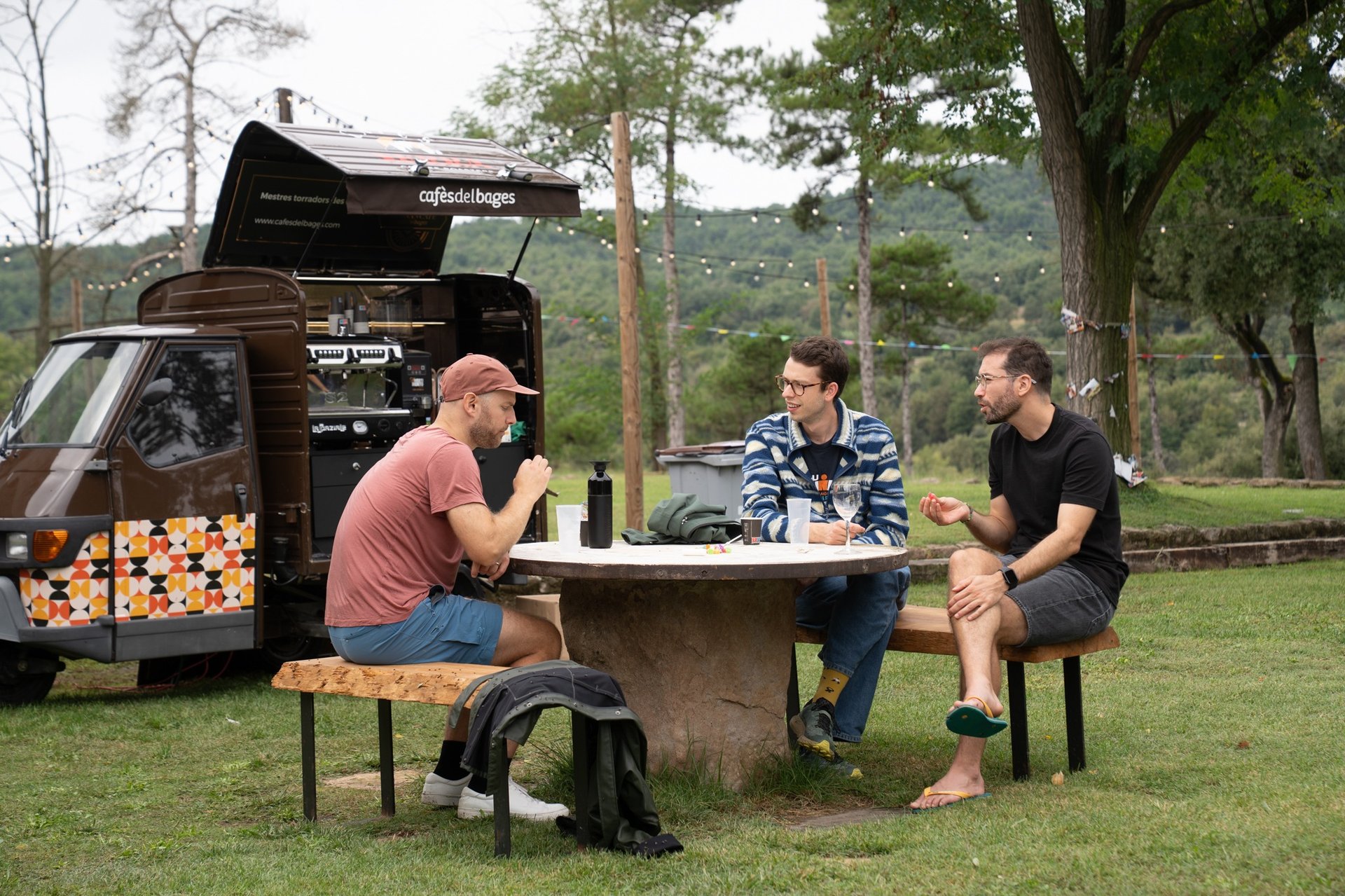 photo of empty room with projector screen