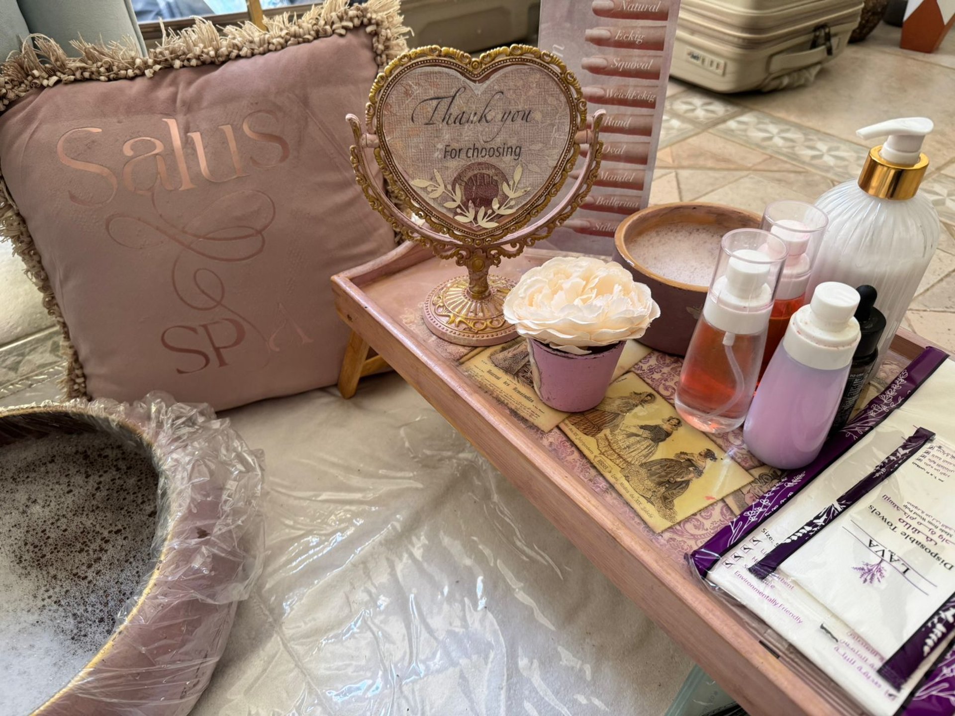 white pillar candles on white ceramic holder